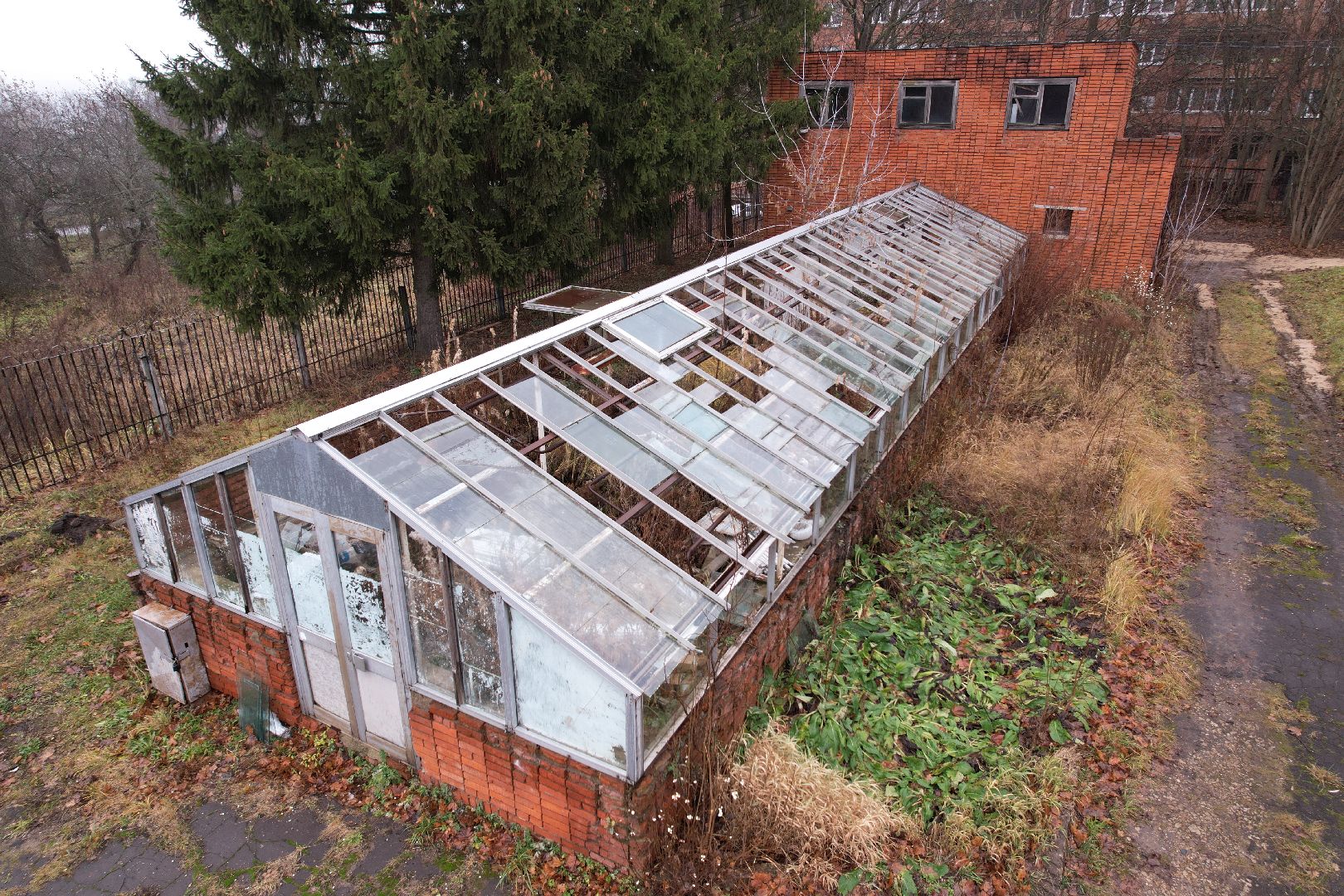 пущино, гимназия, видео с коптера,