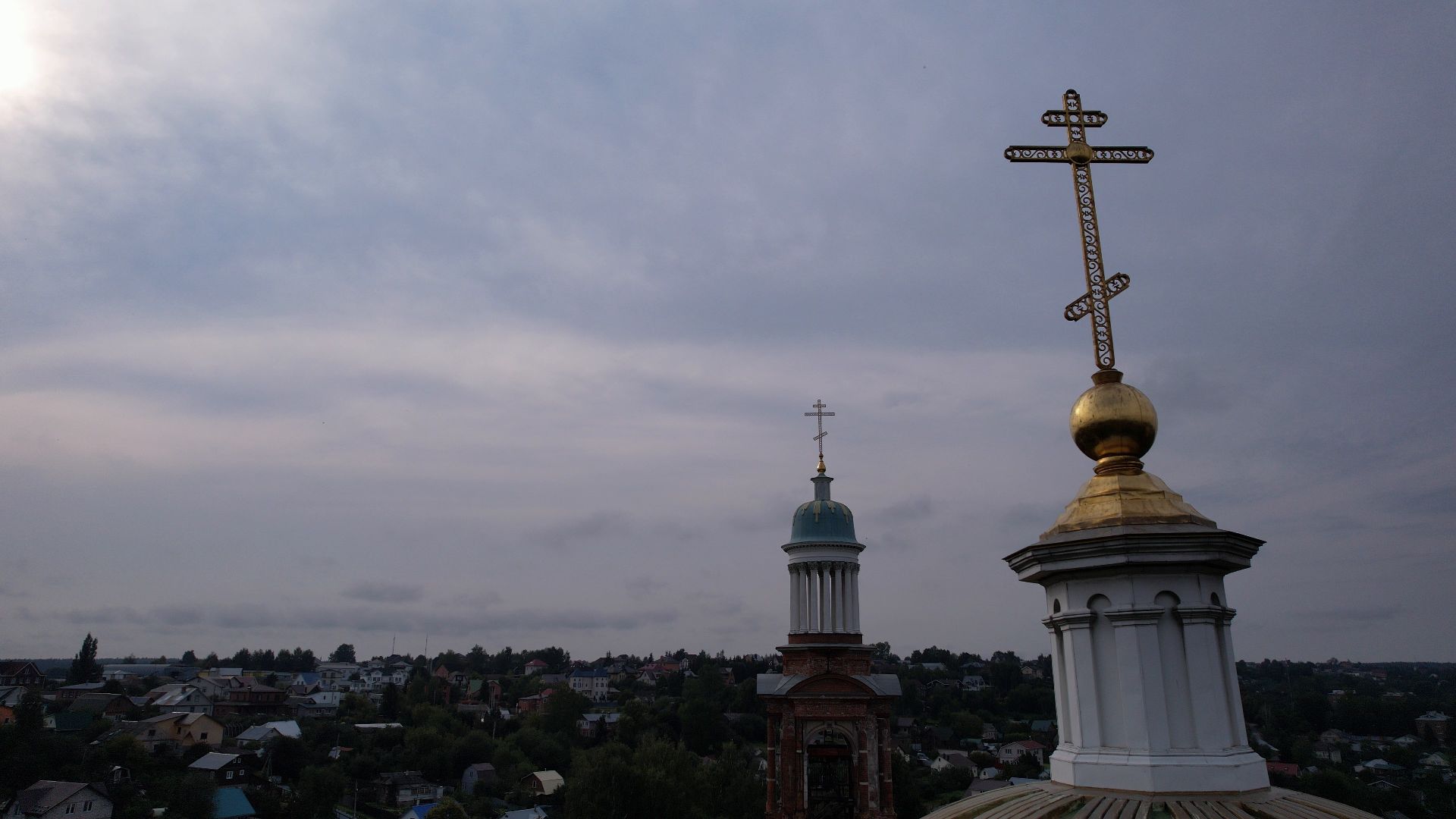 яхрома, видео с коптера, собор,