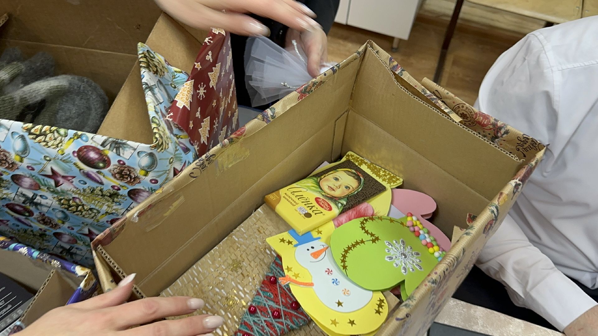 сво, подарки бойцам, рождество, дети с овз, наро-фоминск,