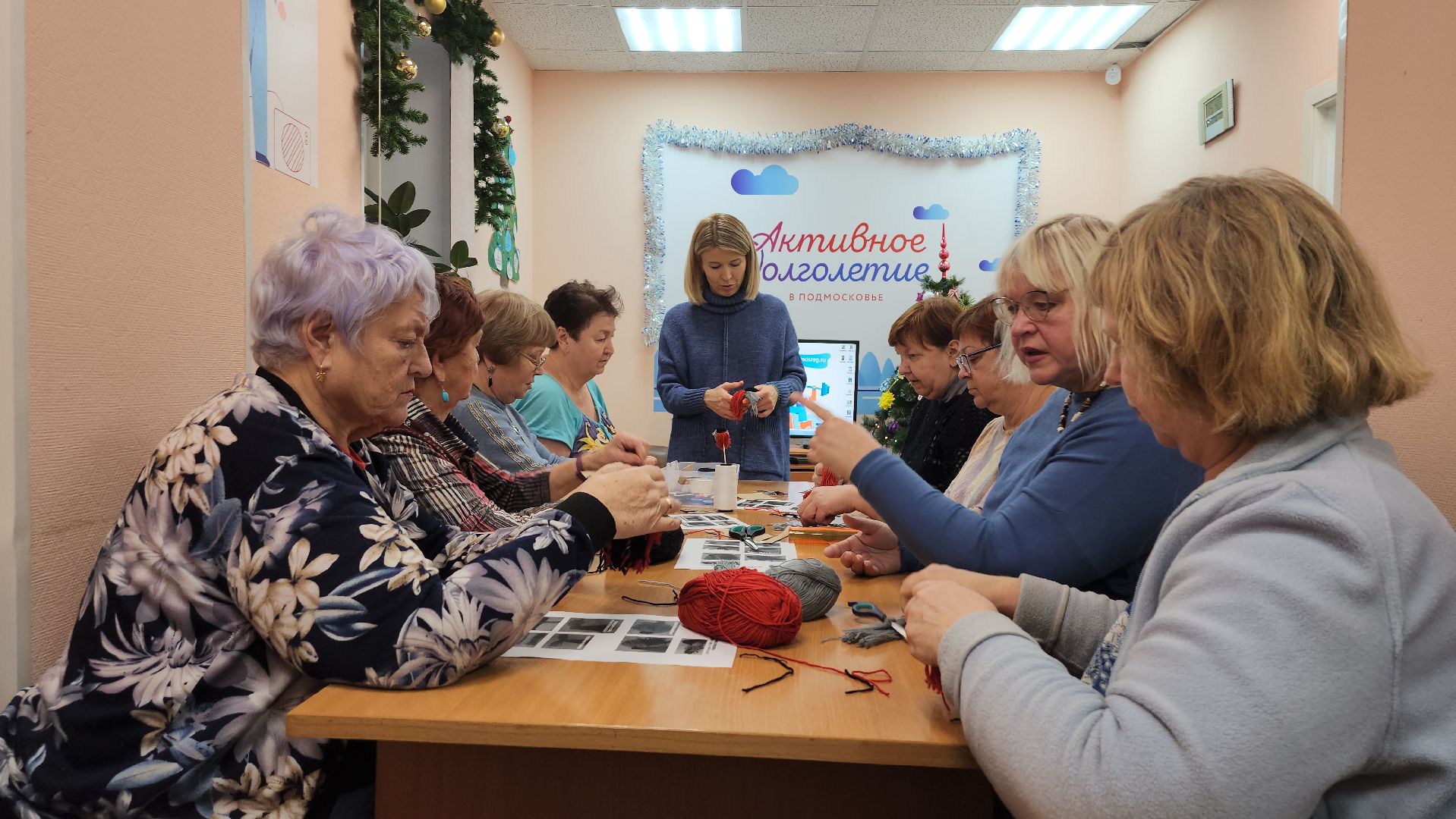 Активное долголетие, долголеты, новый год, Ногинск, Богородский городской округ,