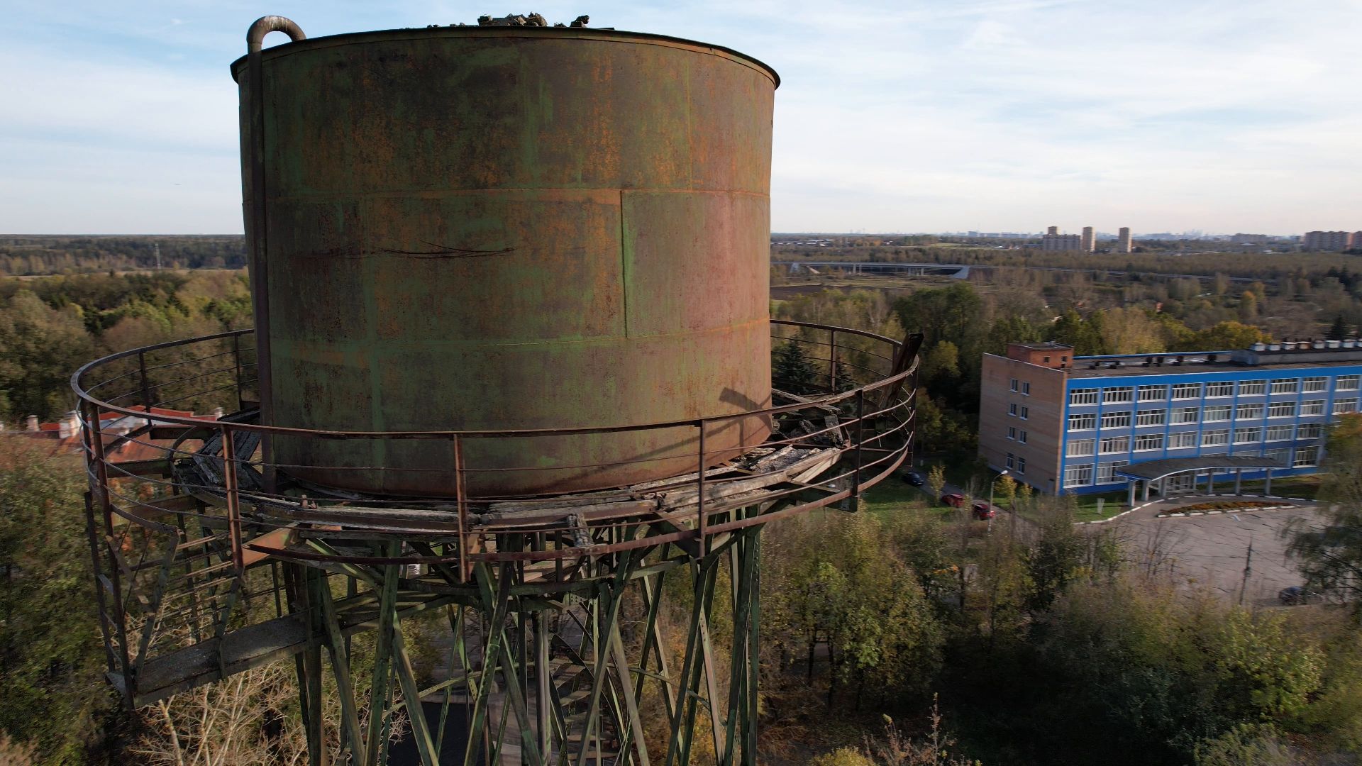 видео с коптера, лобня, история, города,