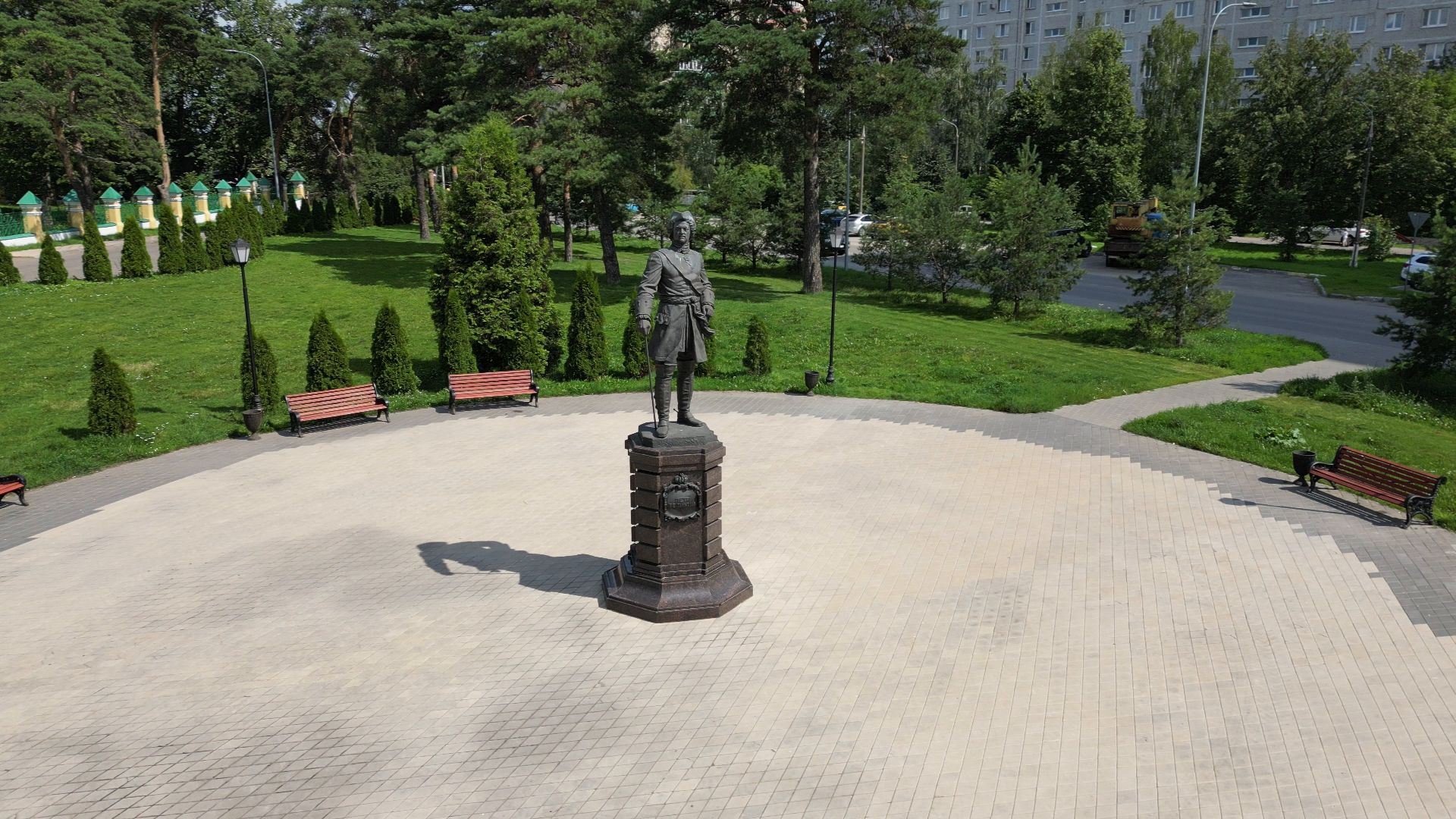 видео с коптера, лосино-петровский, города, история,