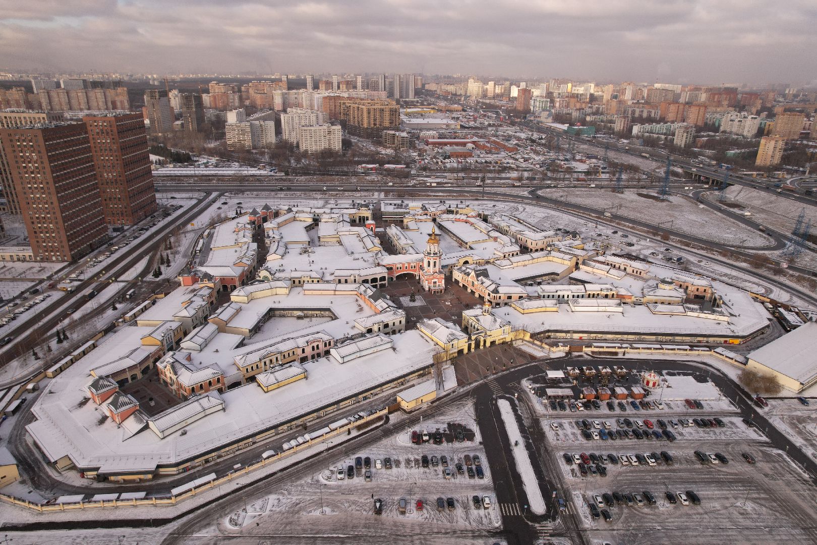 видео с коптера, котельники, школа,