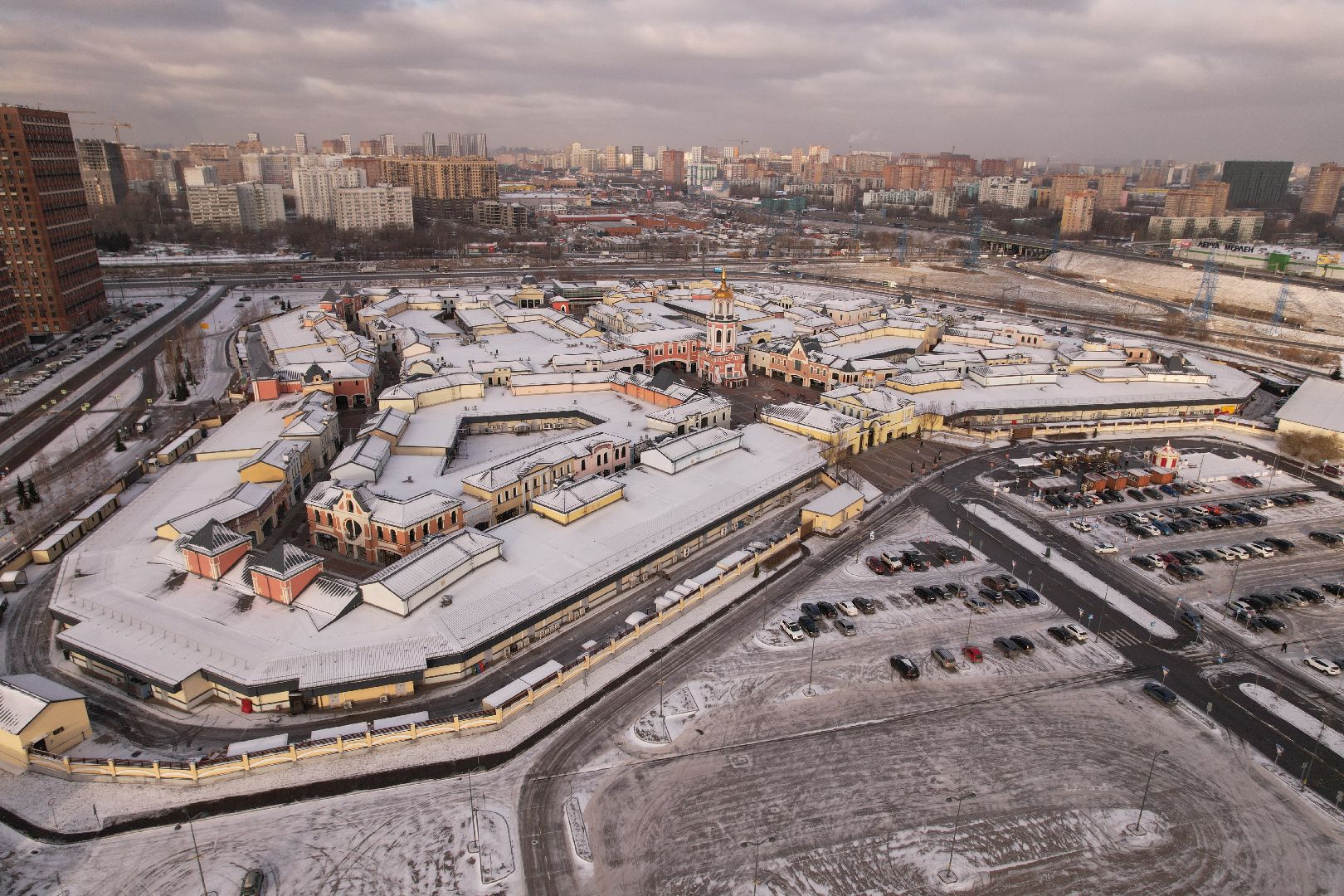 видео с коптера, котельники, школа,