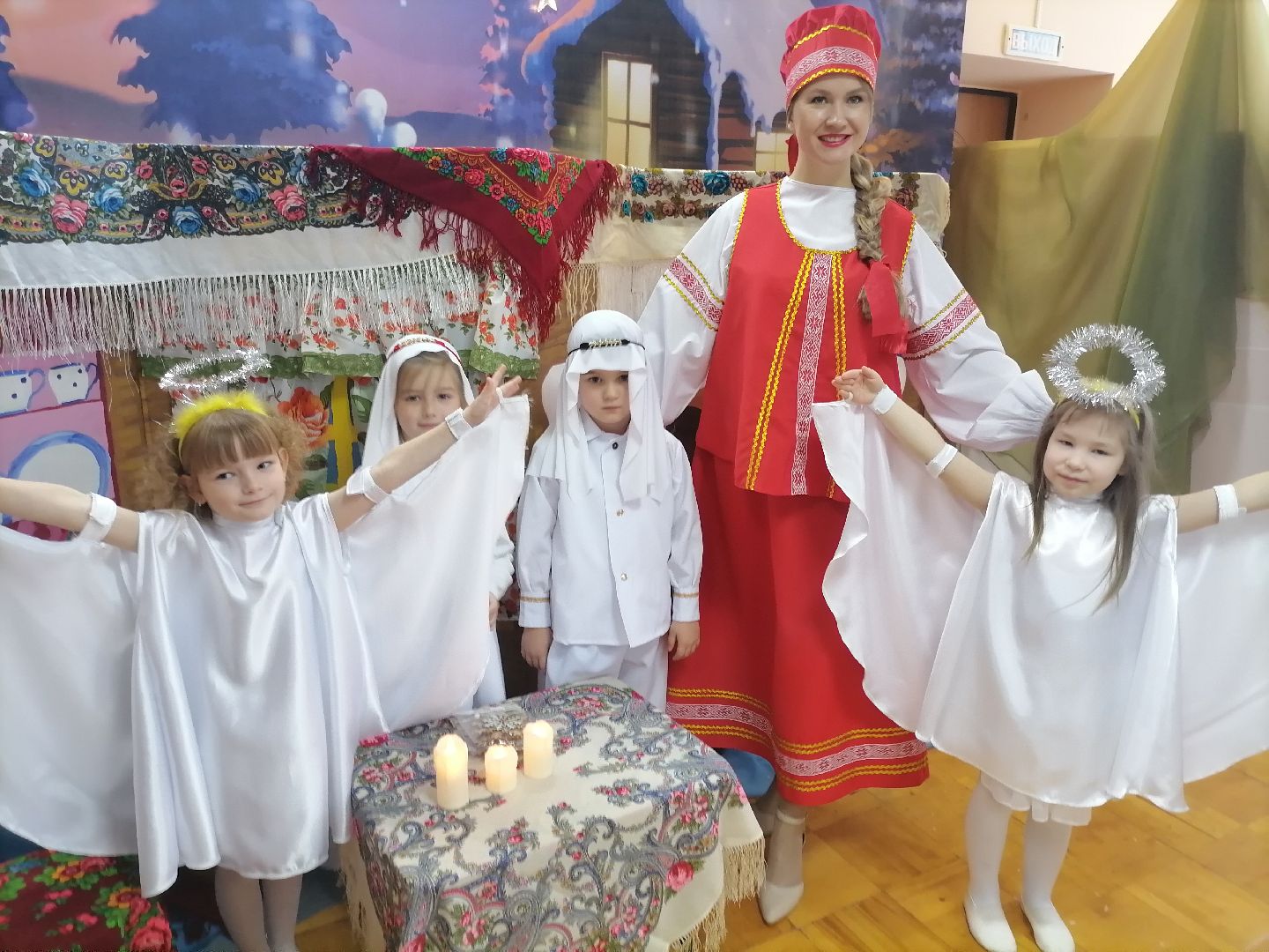 детский фестиваль, рождество,