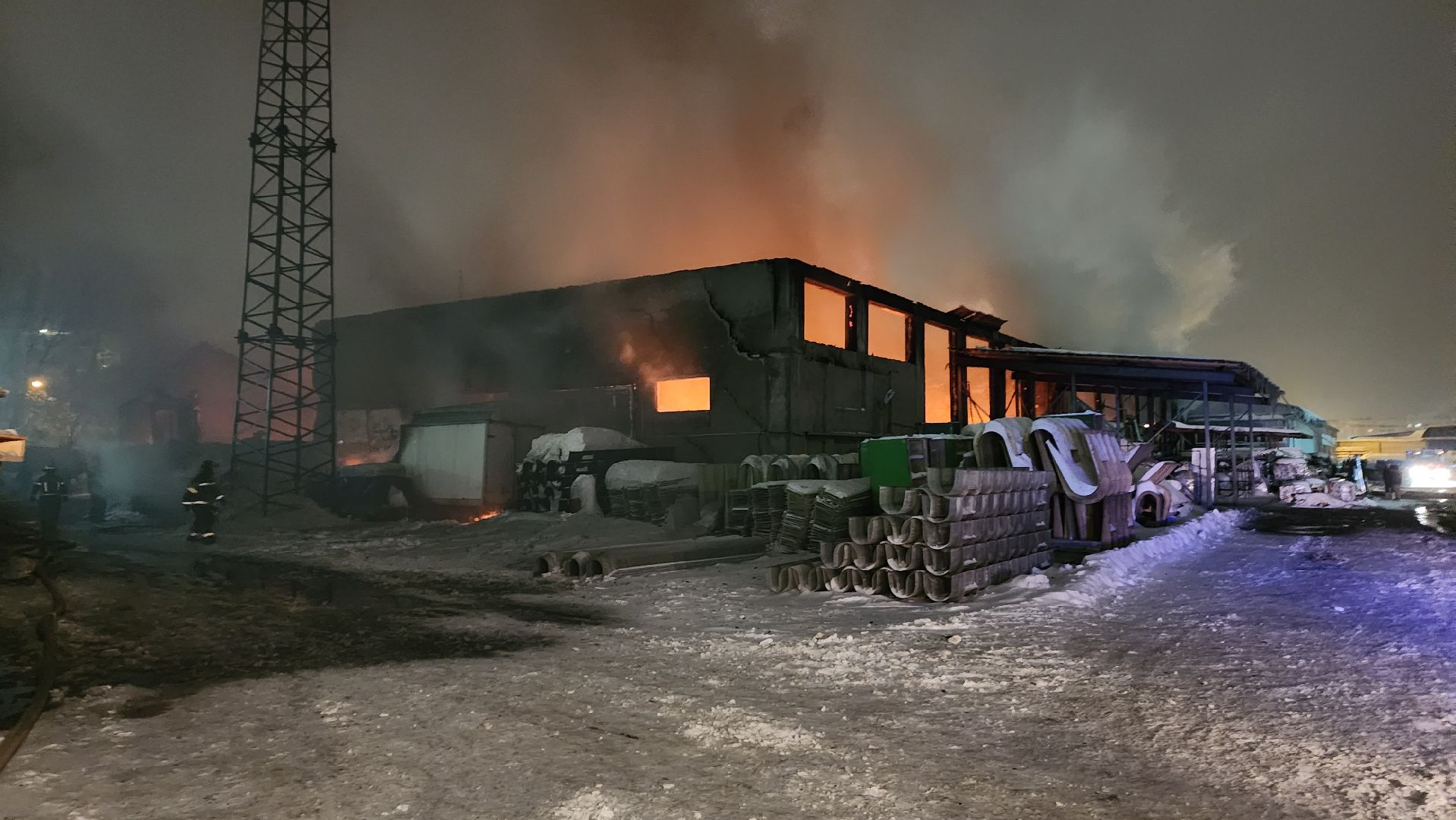 Подмосковье, Ивантеевка, ЧП, Пожар,