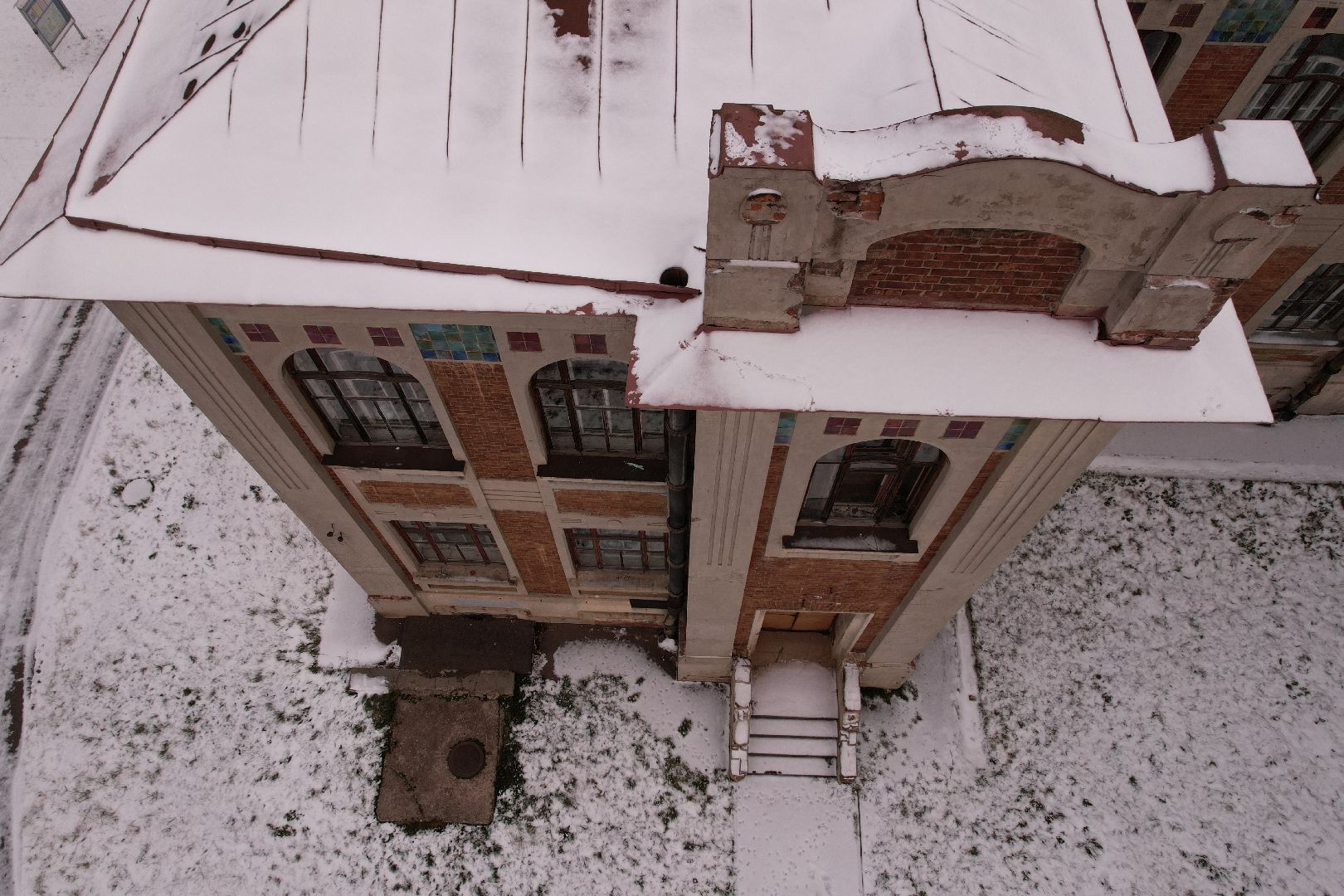 видео с коптера, школа, фильм,