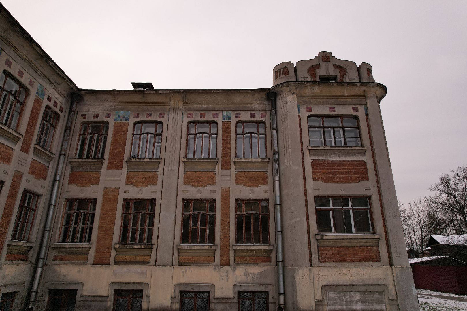 видео с коптера, школа, фильм,