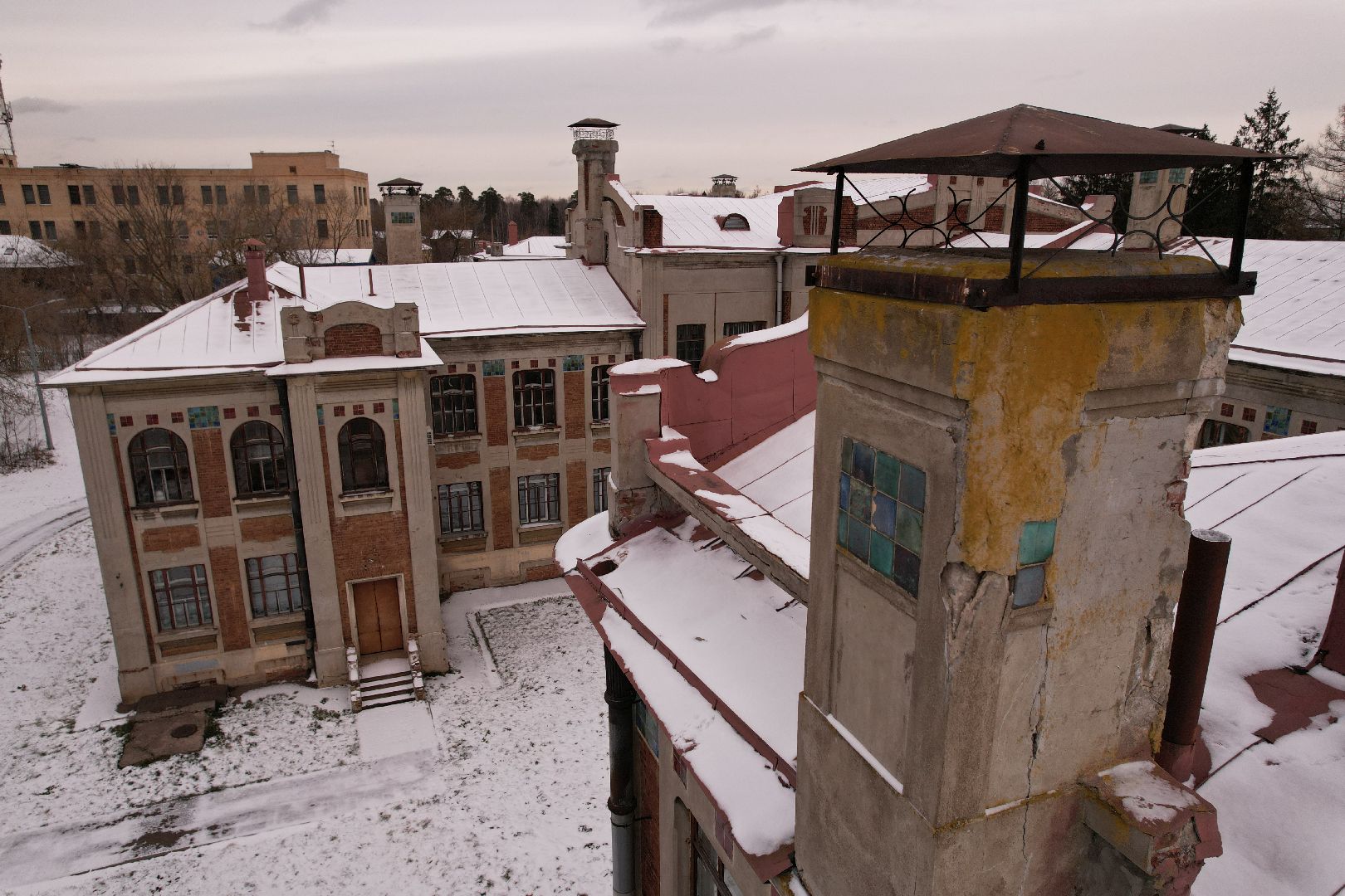 видео с коптера, школа, фильм,