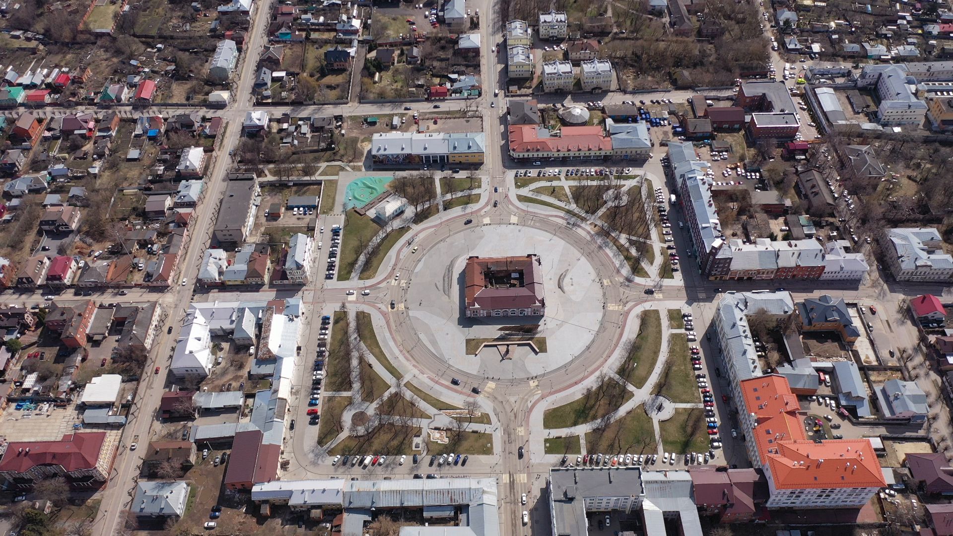 видео с коптера, серпухов, архитектура, города,