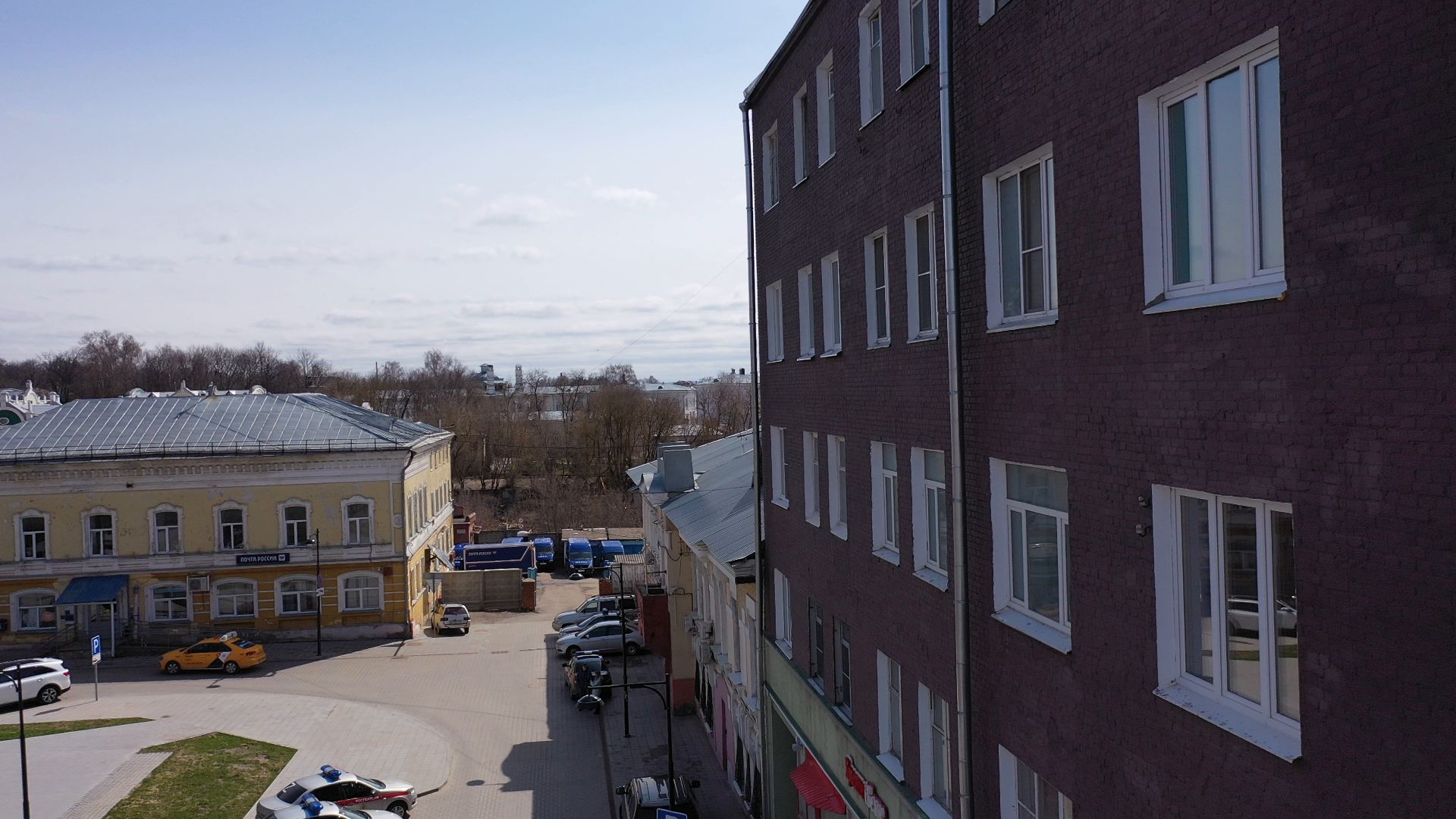 видео с коптера, серпухов, архитектура, города,