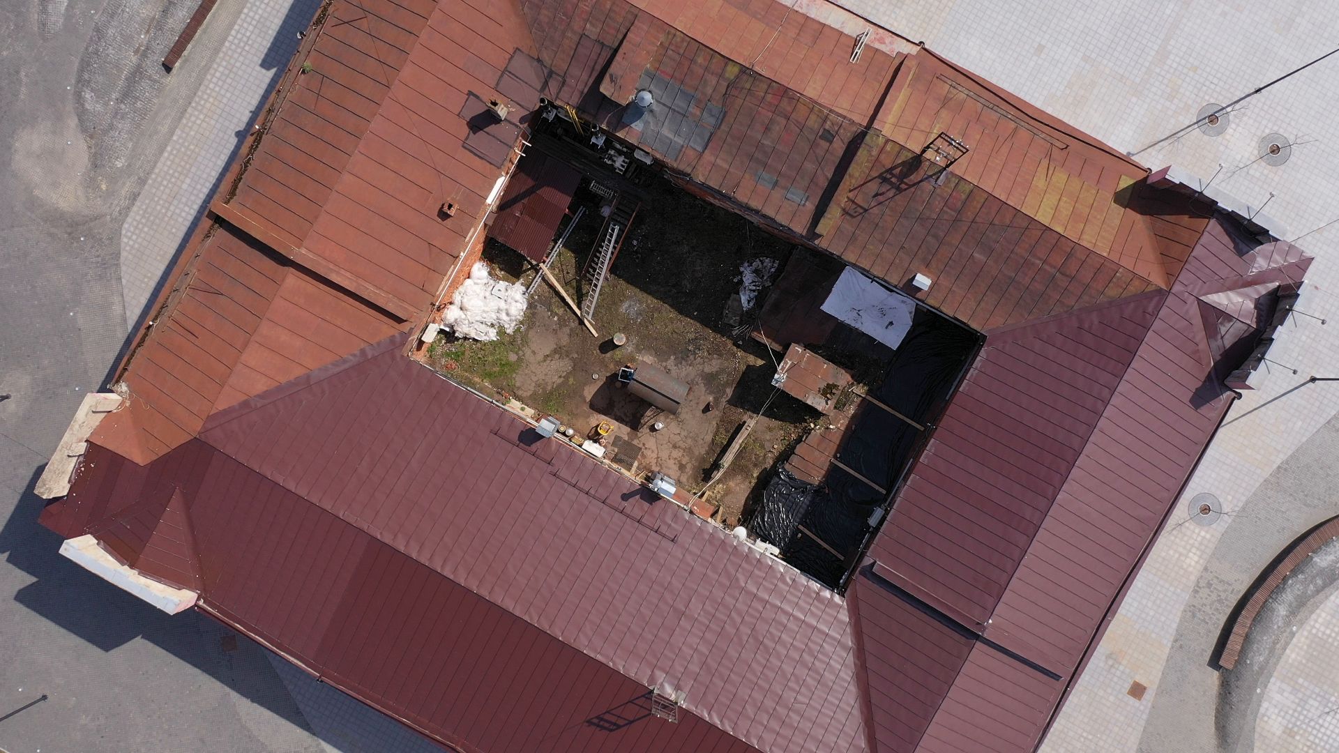 видео с коптера, серпухов, архитектура, города,