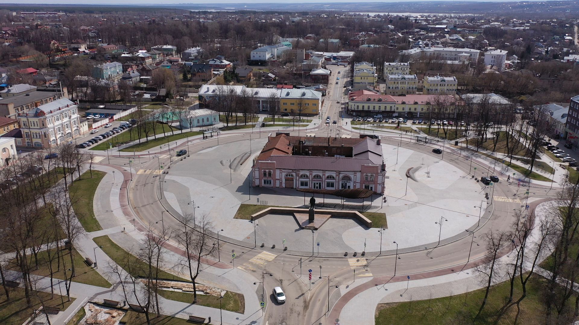 видео с коптера, серпухов, архитектура, города,