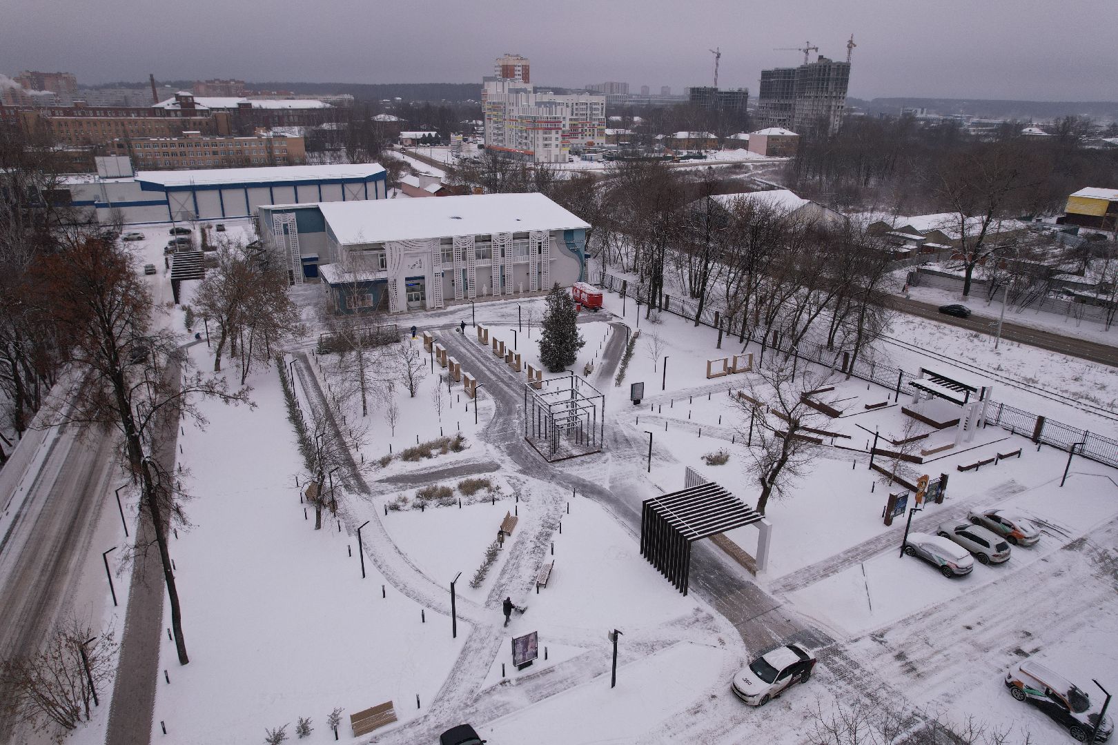 видео с коптера,