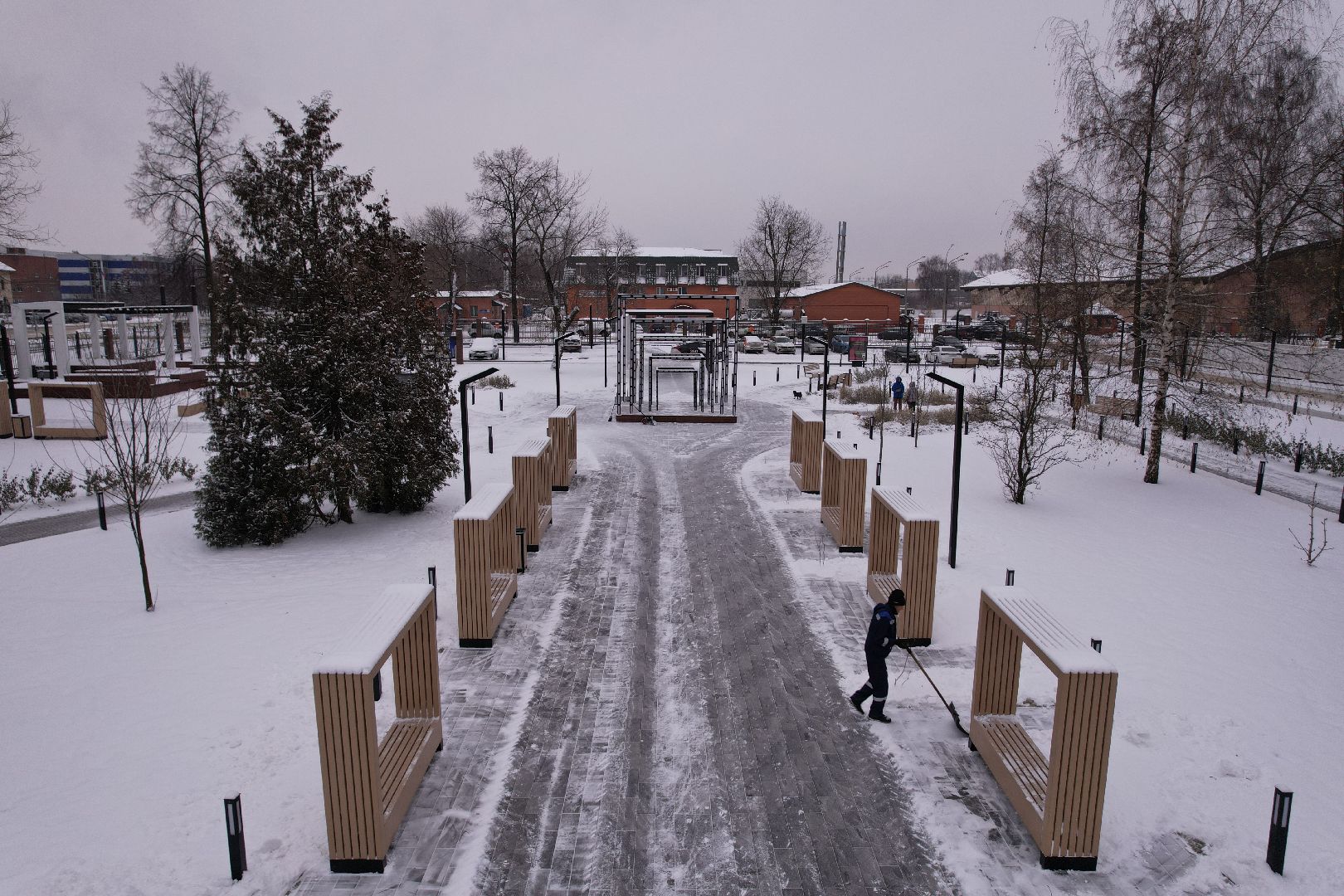 видео с коптера,