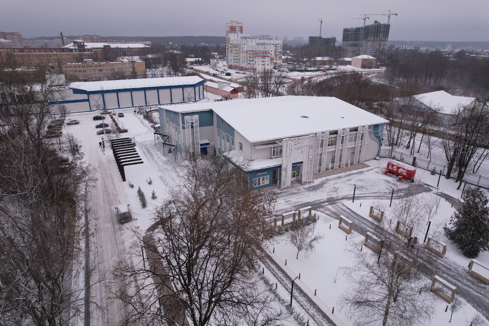 видео с коптера,