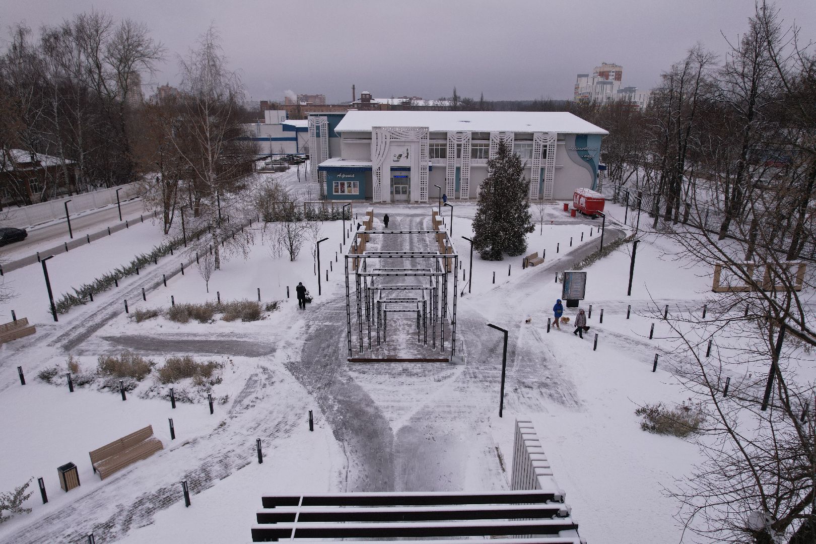 видео с коптера,