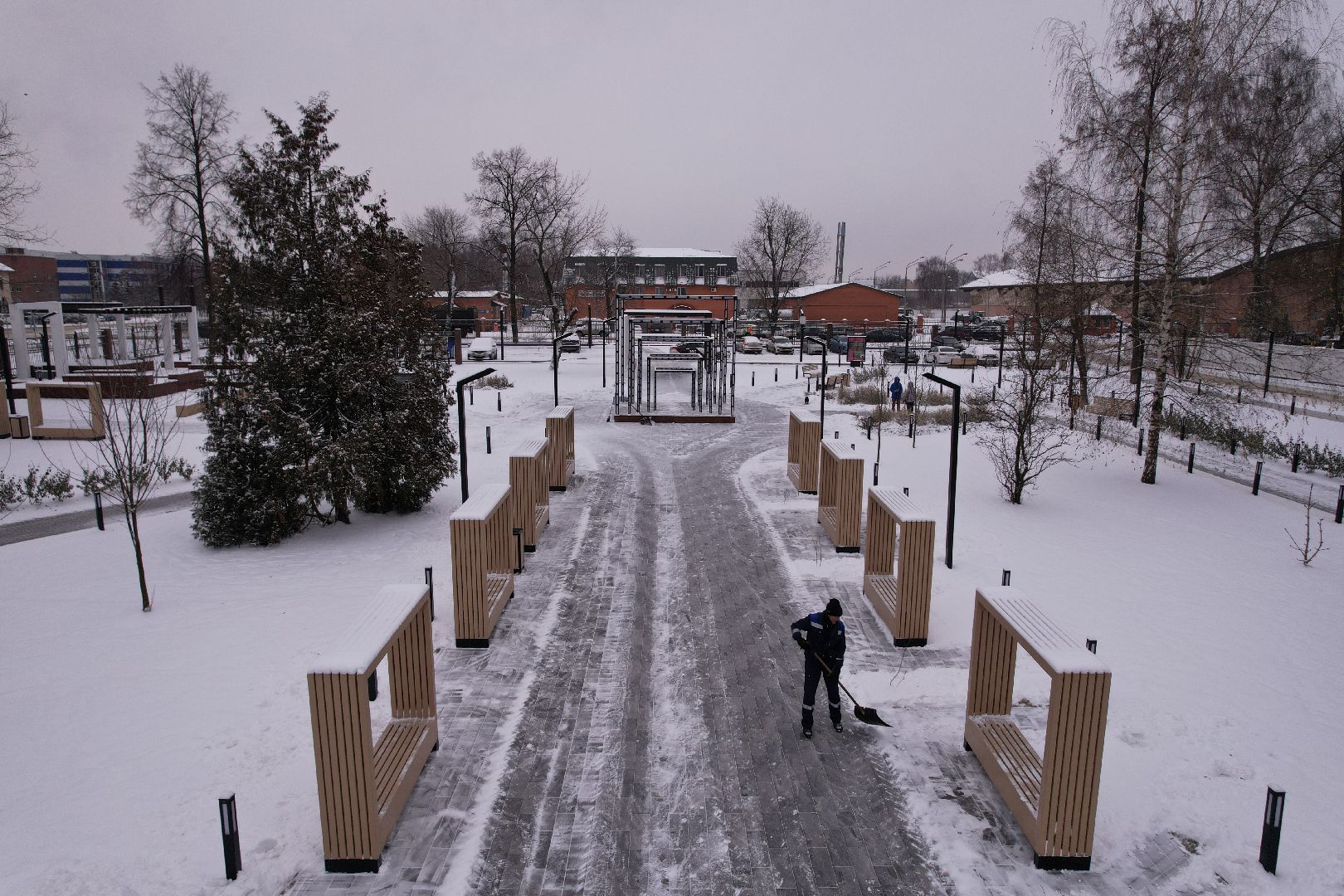 видео с коптера,