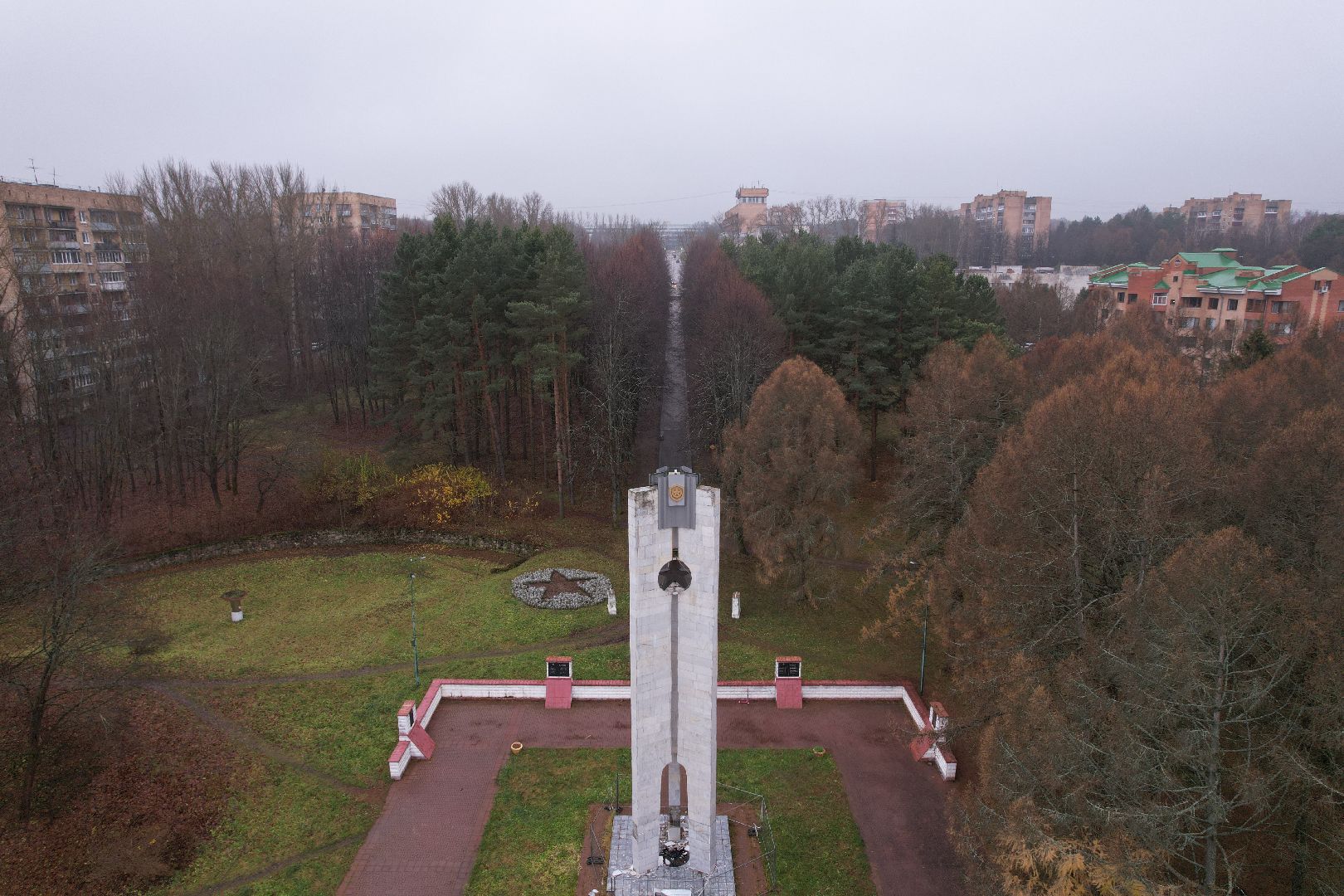 пущино, видео с коптера, благоустройство,