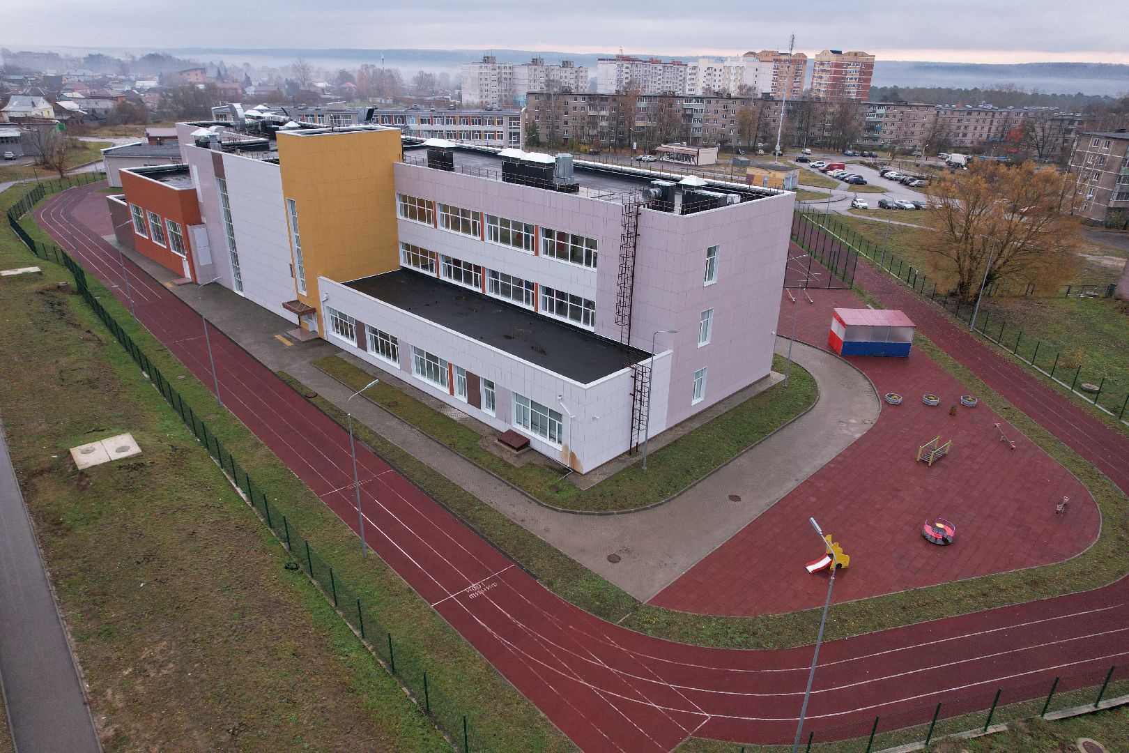 видео с коптера, озеры, образование, строительство,