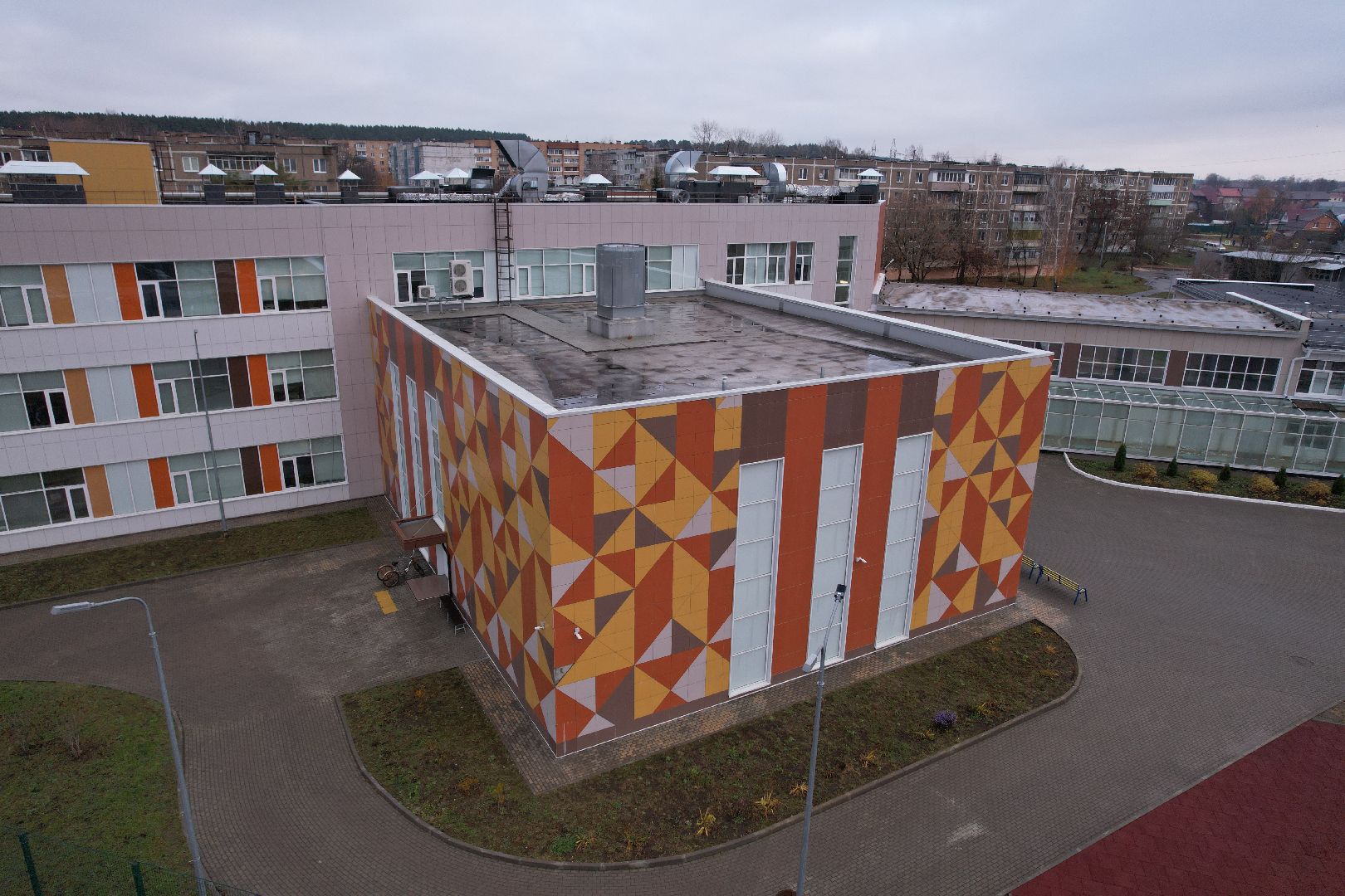 видео с коптера, озеры, образование, строительство,