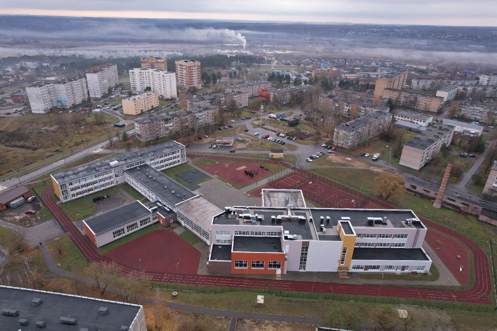 видео с коптера, озеры, образование, строительство,