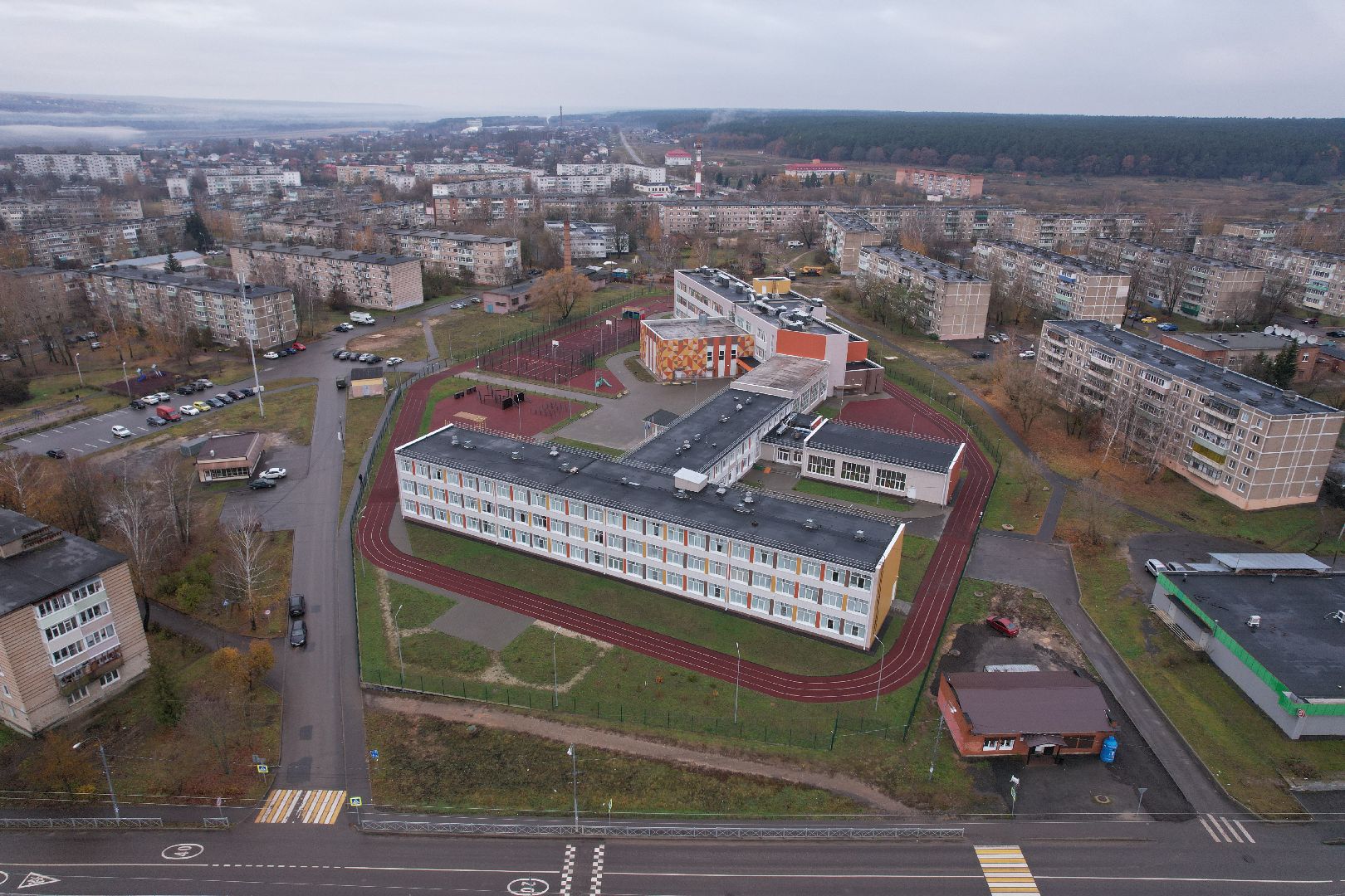 видео с коптера, озеры, образование, строительство,