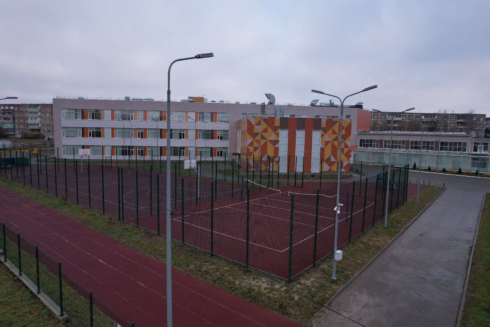 видео с коптера, озеры, образование, строительство,