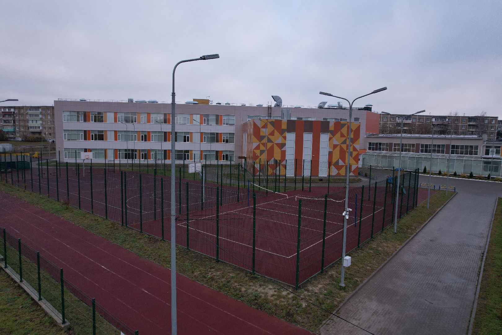 видео с коптера, озеры, образование, строительство,