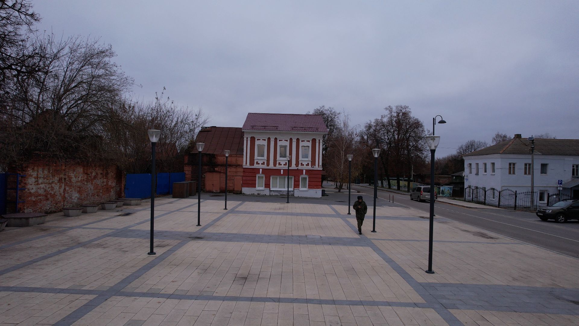 видео с коптера, кашира, благоустройство,