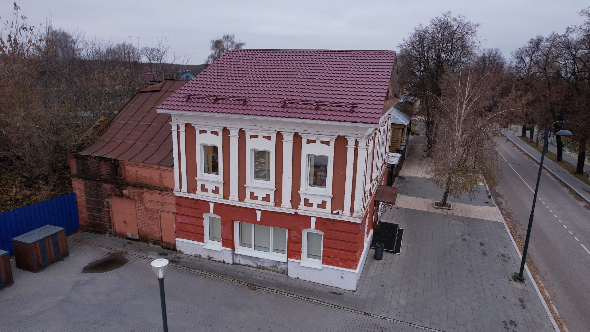 видео с коптера, кашира, благоустройство,