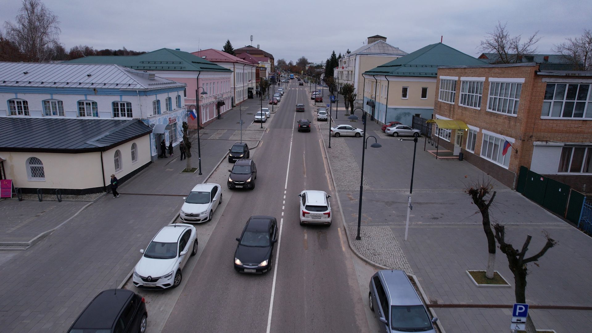 видео с коптера, кашира, благоустройство,