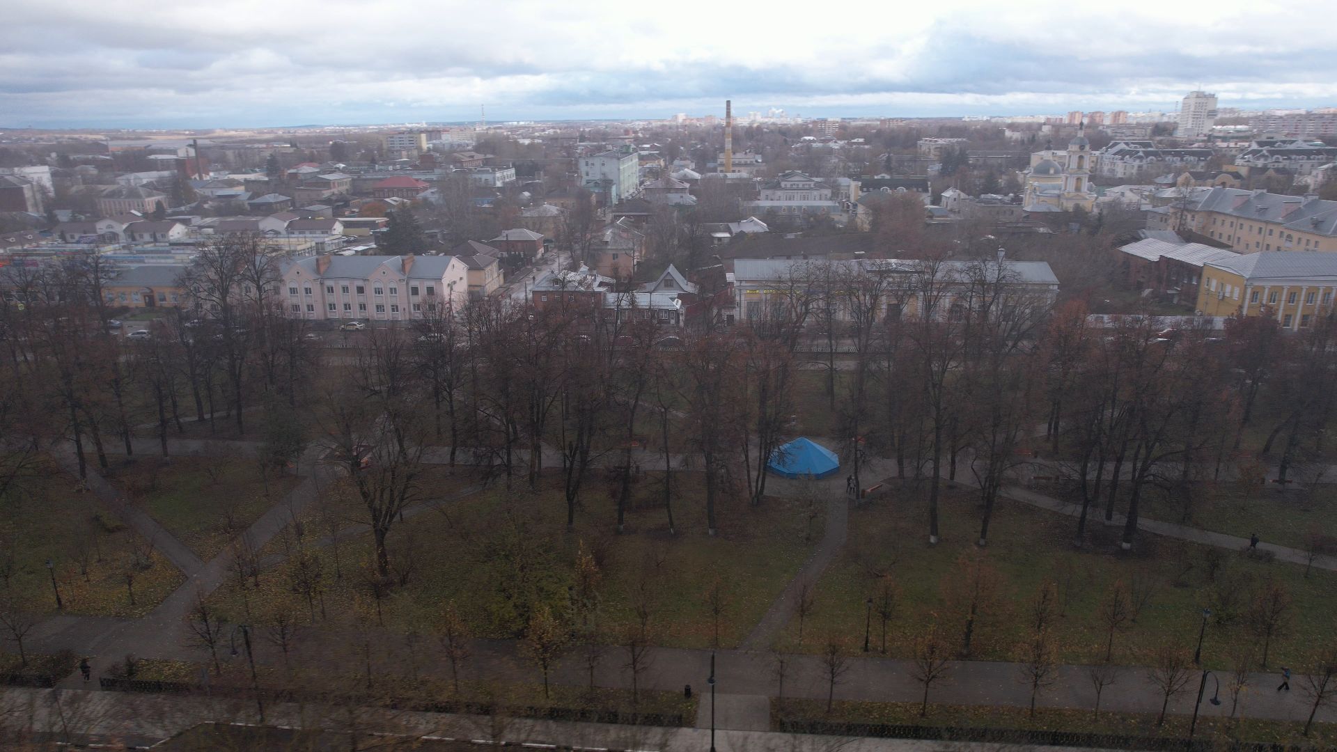 видео с коптера, Коломна, благоустройство, туризм,