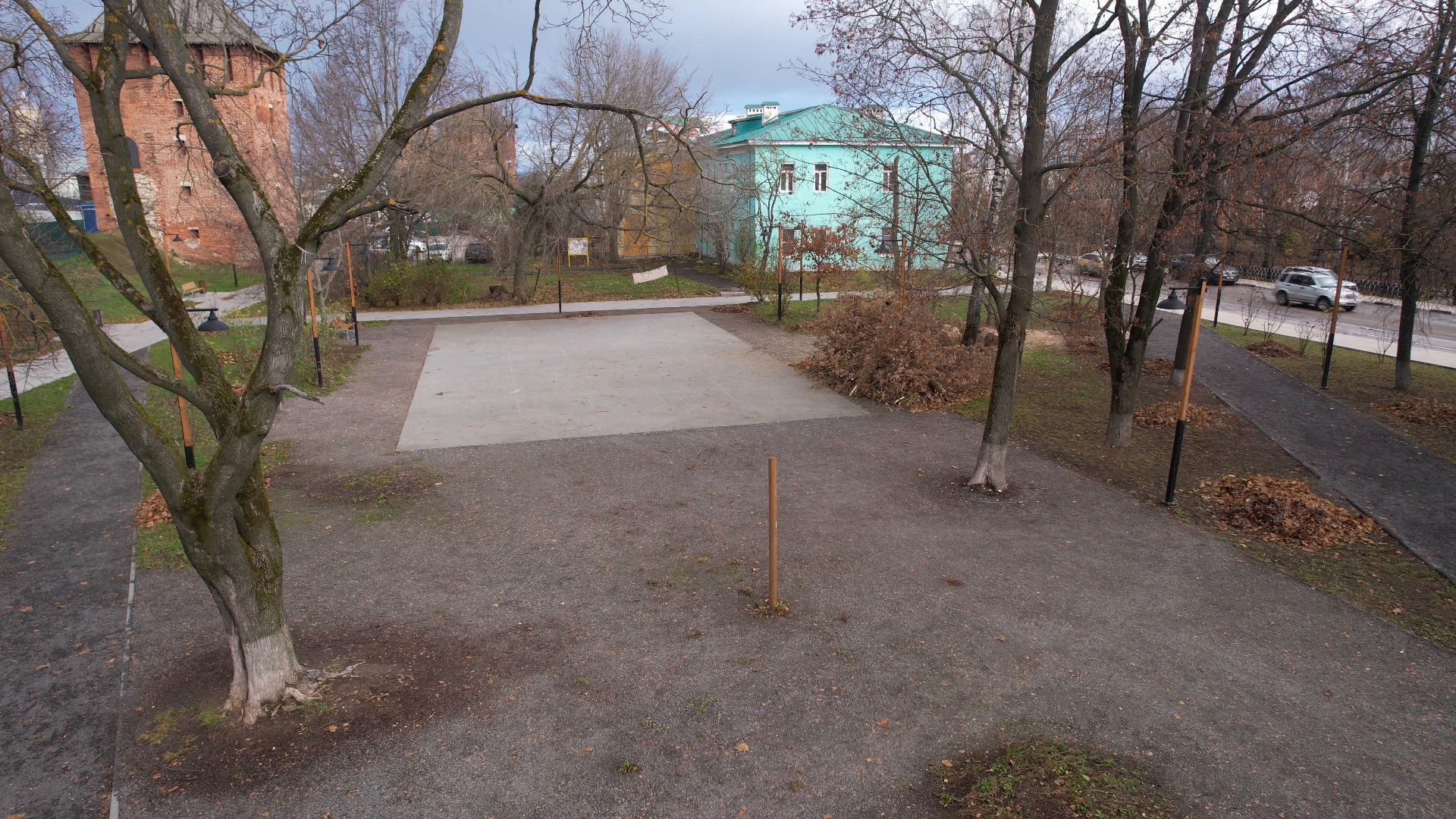 видео с коптера, Коломна, благоустройство, туризм,