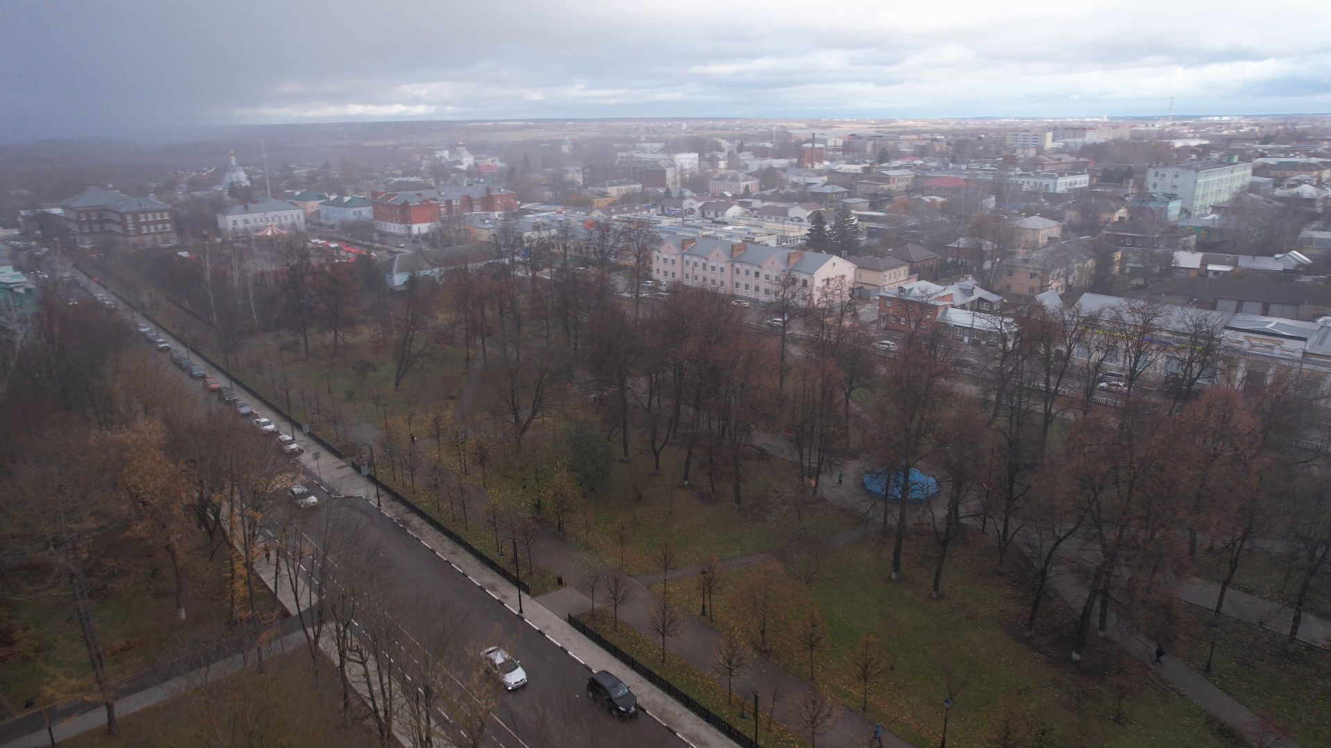 видео с коптера, Коломна, благоустройство, туризм,
