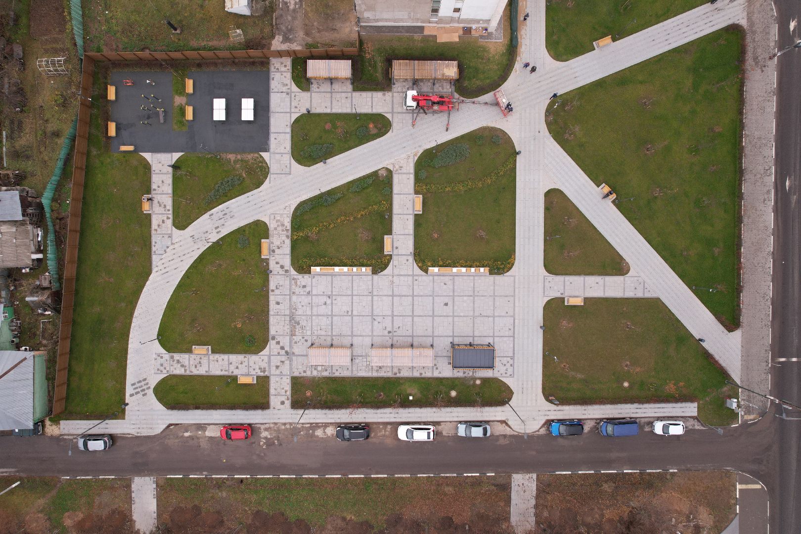 Коломна, видео с коптера, благоустройство,