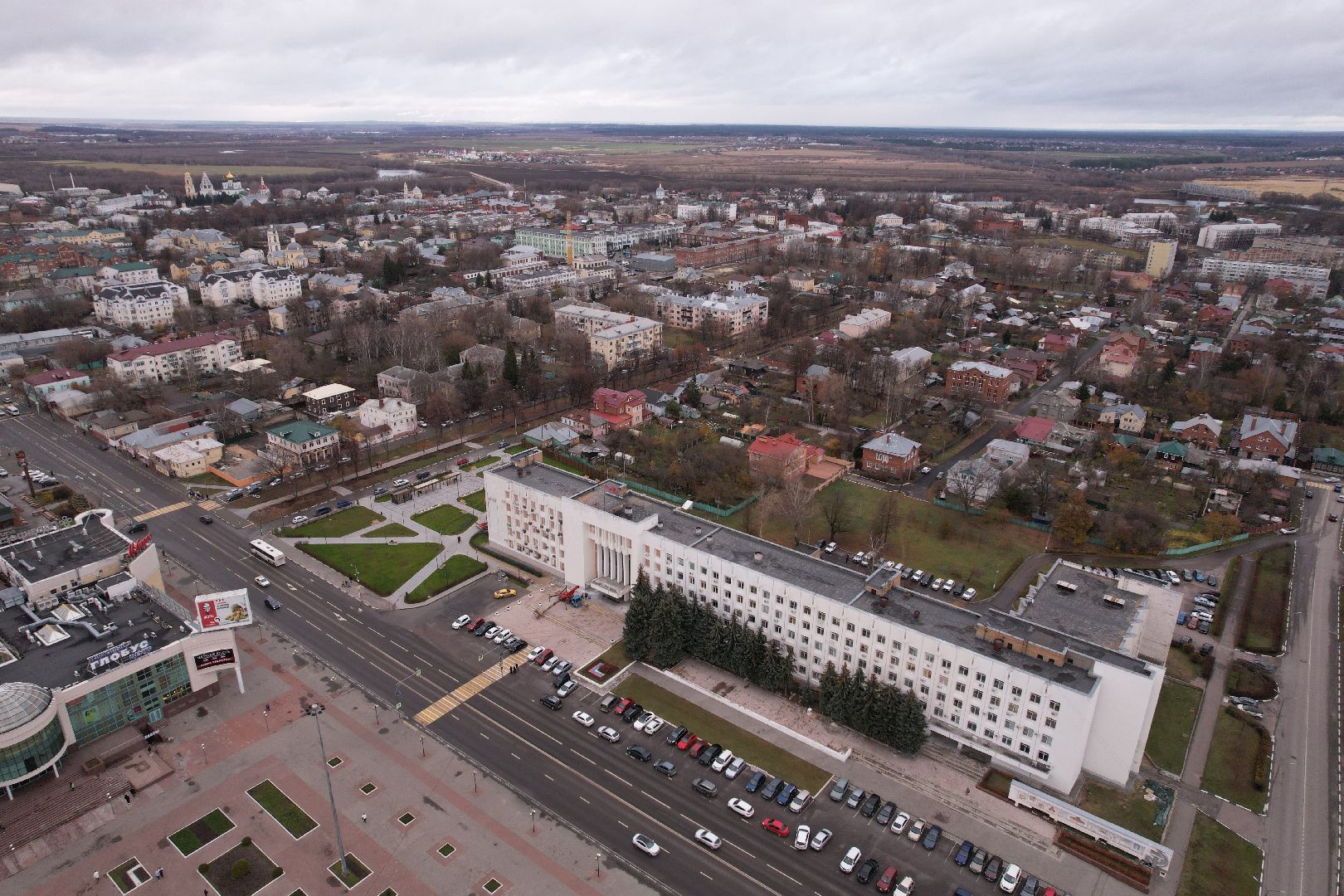 Коломна, видео с коптера, благоустройство,