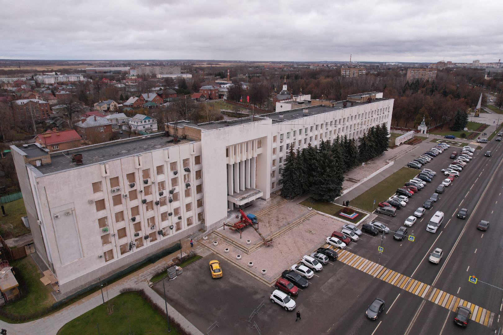 Коломна, видео с коптера, благоустройство,