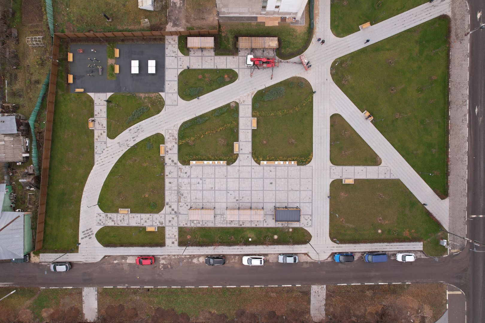 Коломна, видео с коптера, благоустройство,