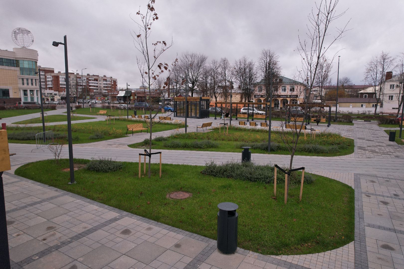 Коломна, видео с коптера, благоустройство,