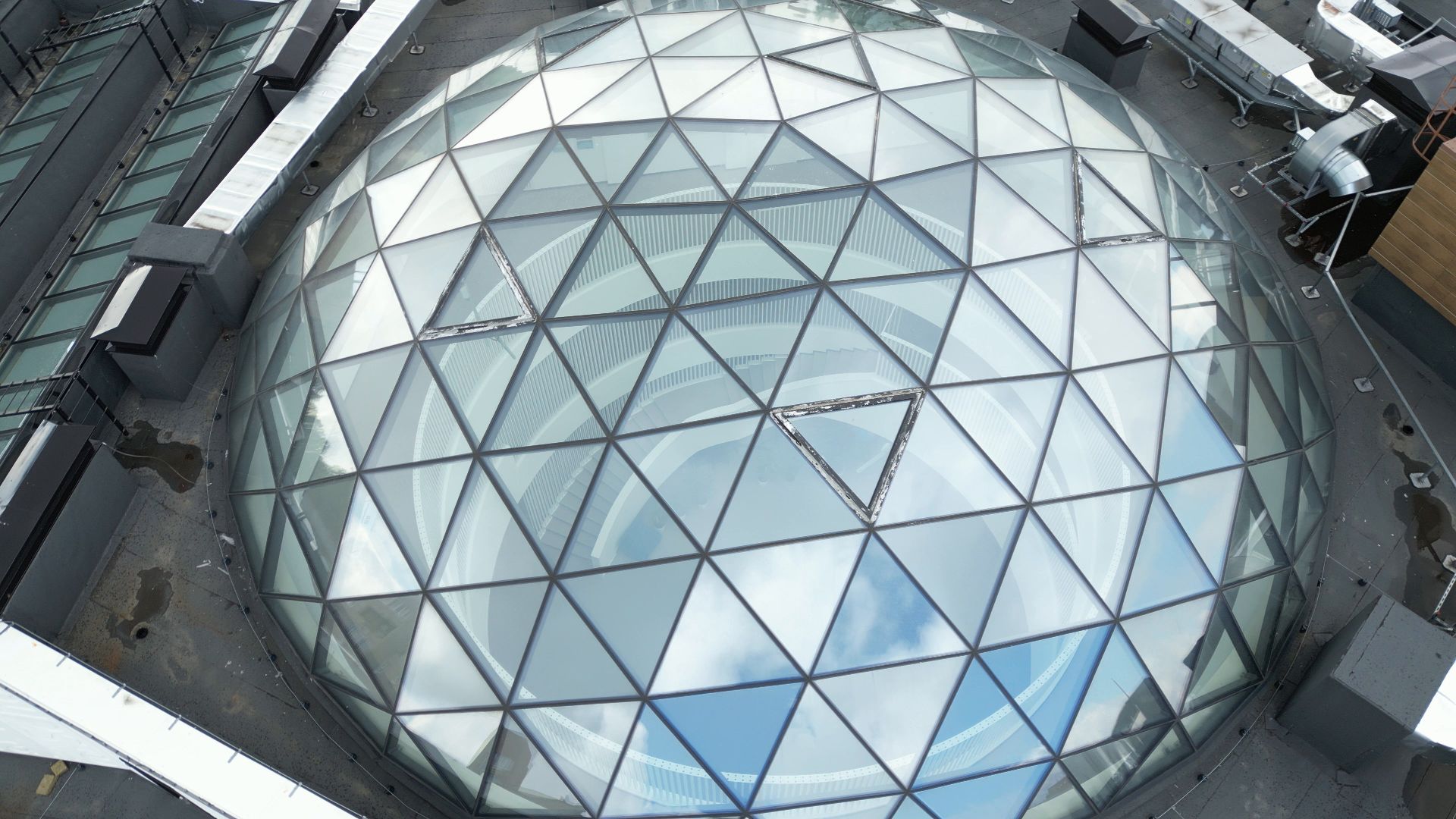 черноголовка, школа, строительство, видео с коптера,