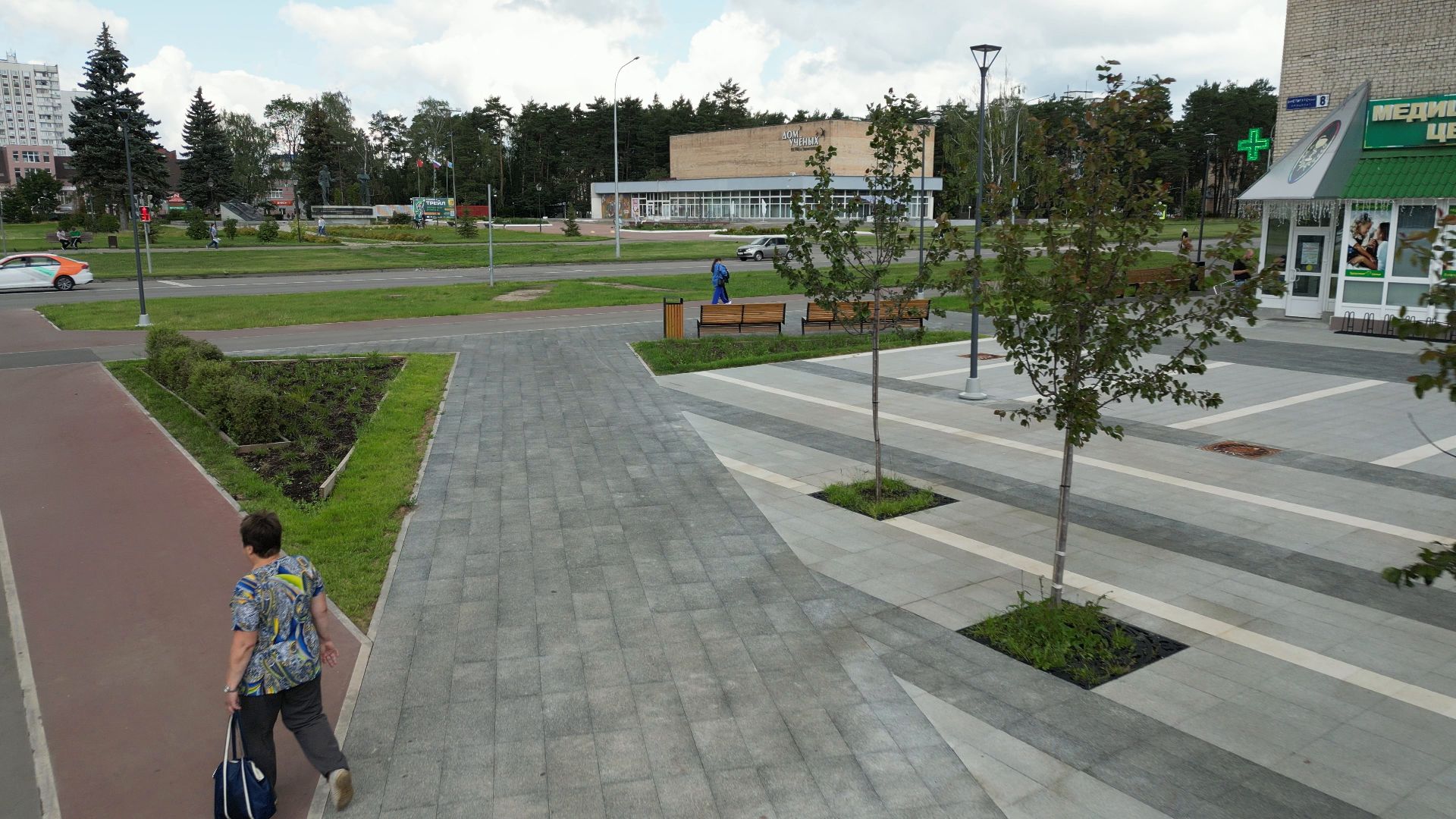 видео с коптера, черноголовка, благоустройство,