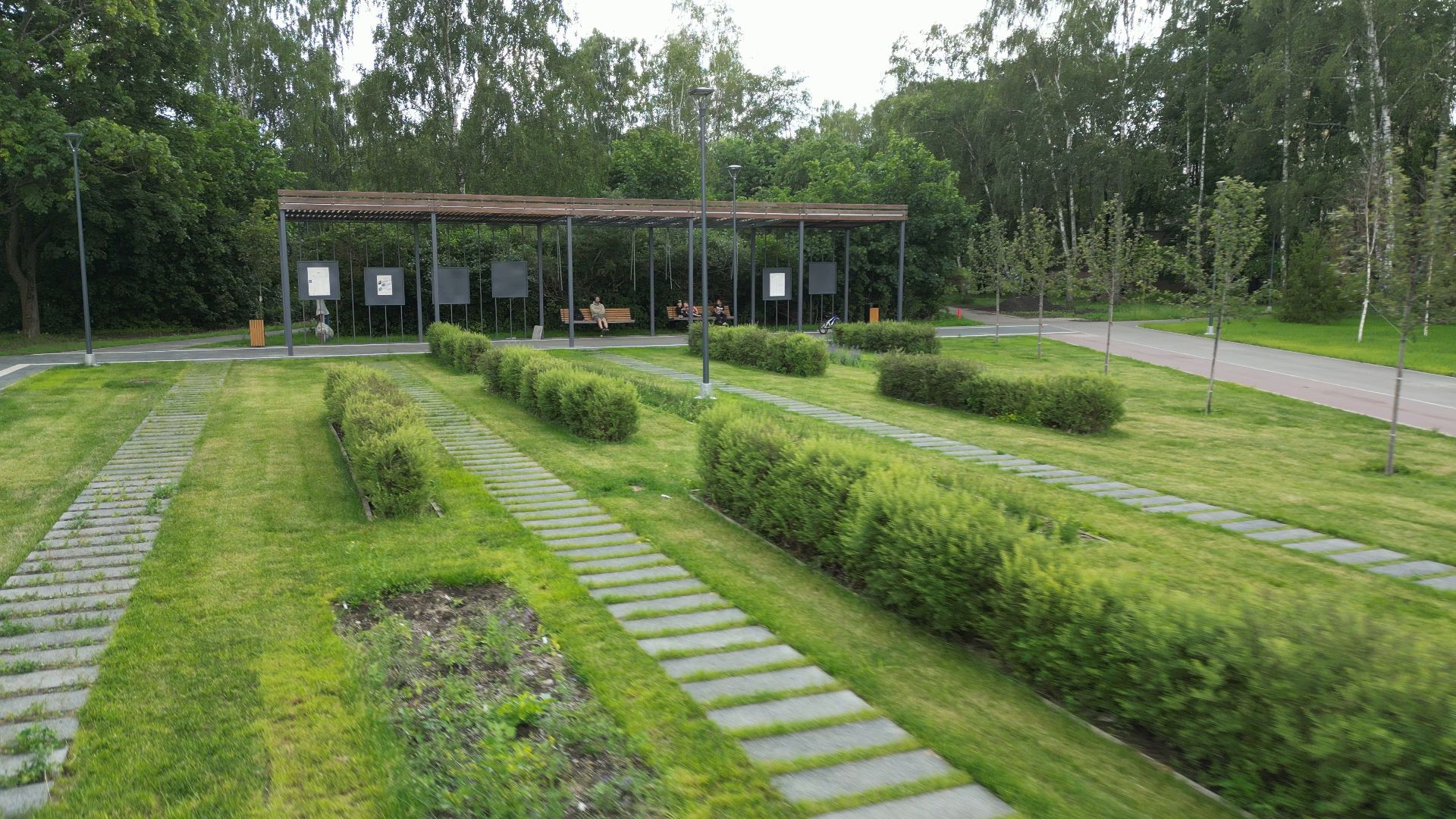 видео с коптера, черноголовка, благоустройство,