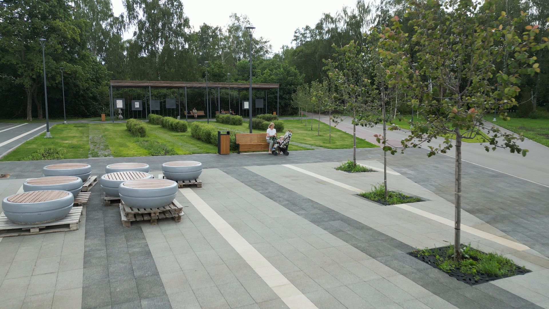 видео с коптера, черноголовка, благоустройство,