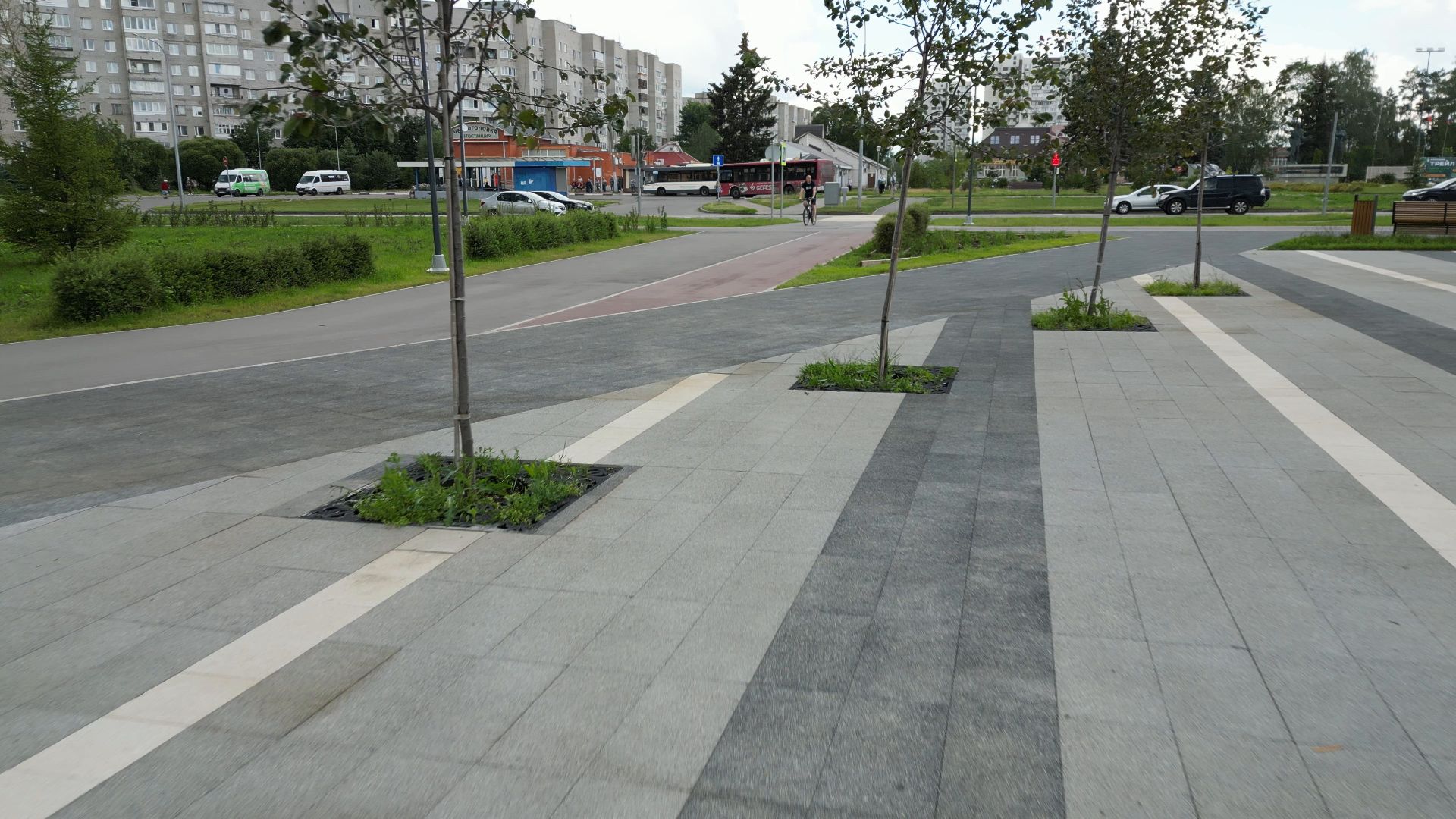 видео с коптера, черноголовка, благоустройство,