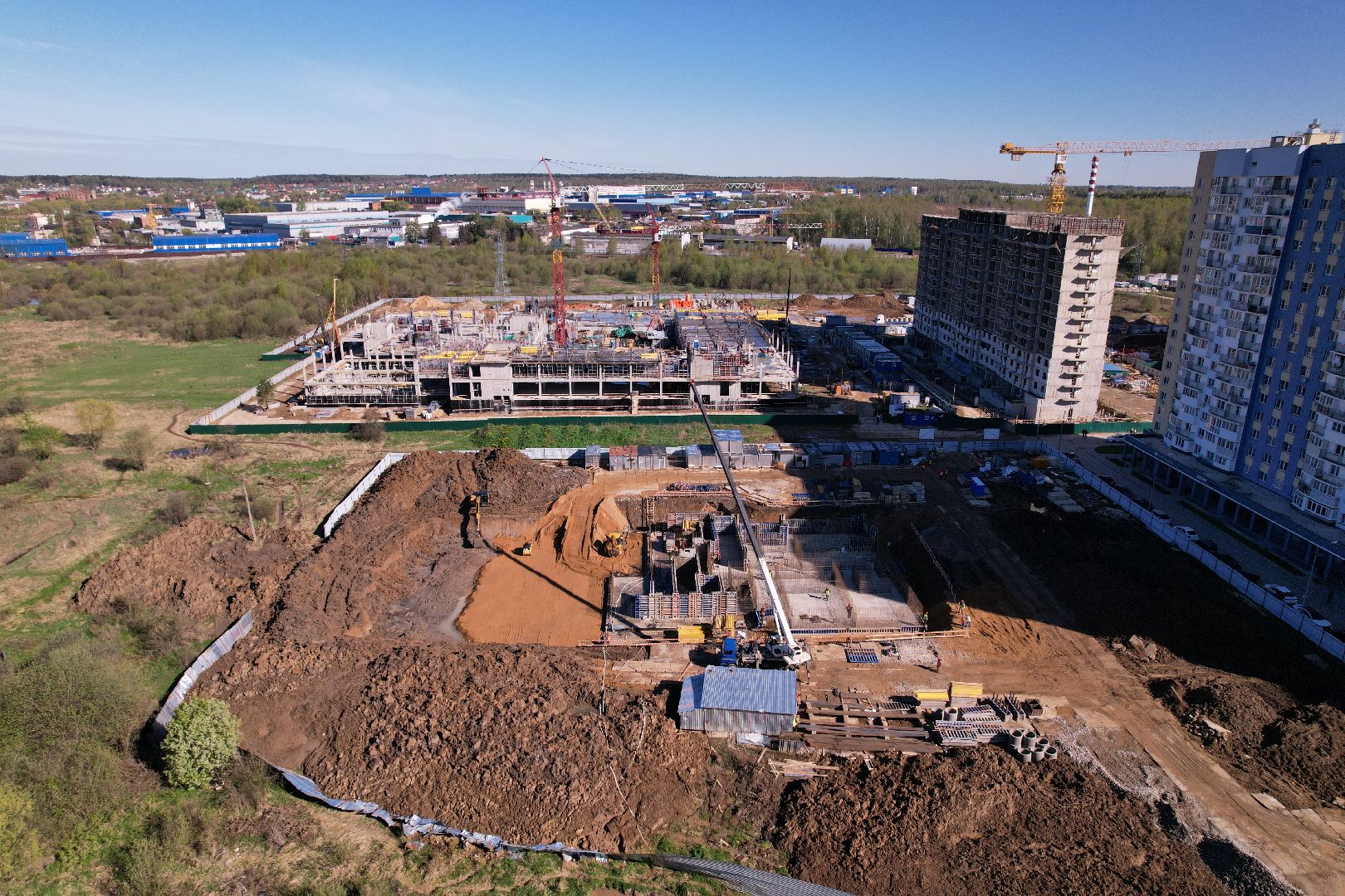 видео с коптера,