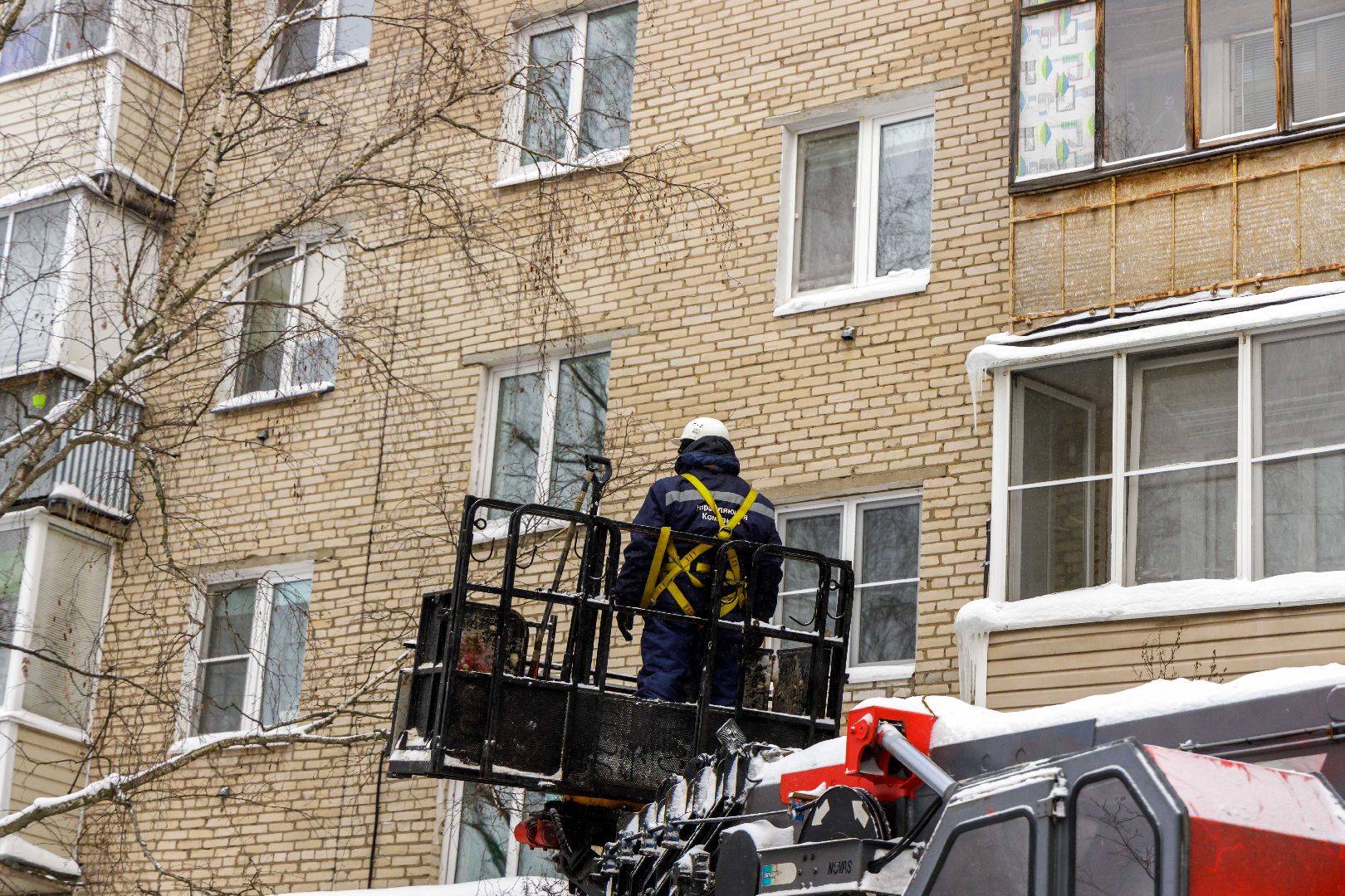 люберцы, управляющая компания, Борьба с сосульками,