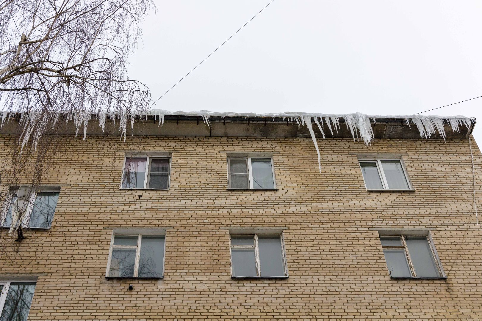 люберцы, управляющая компания, Борьба с сосульками,