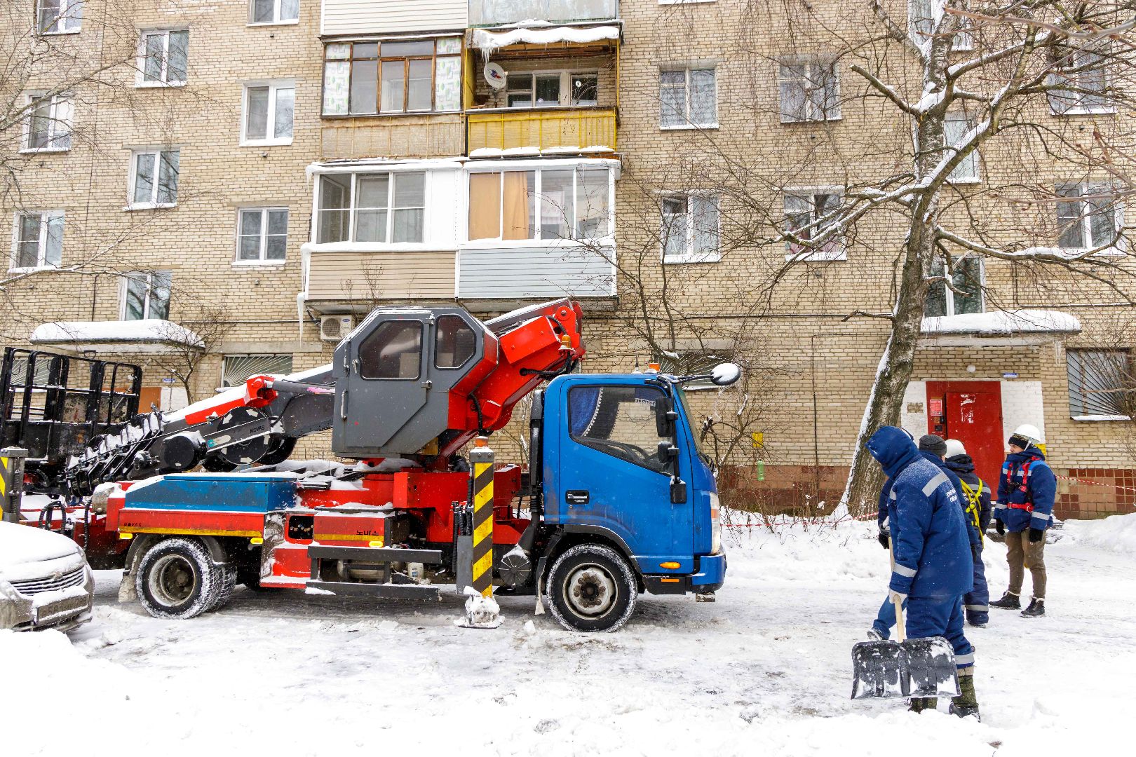 люберцы, управляющая компания, Борьба с сосульками,