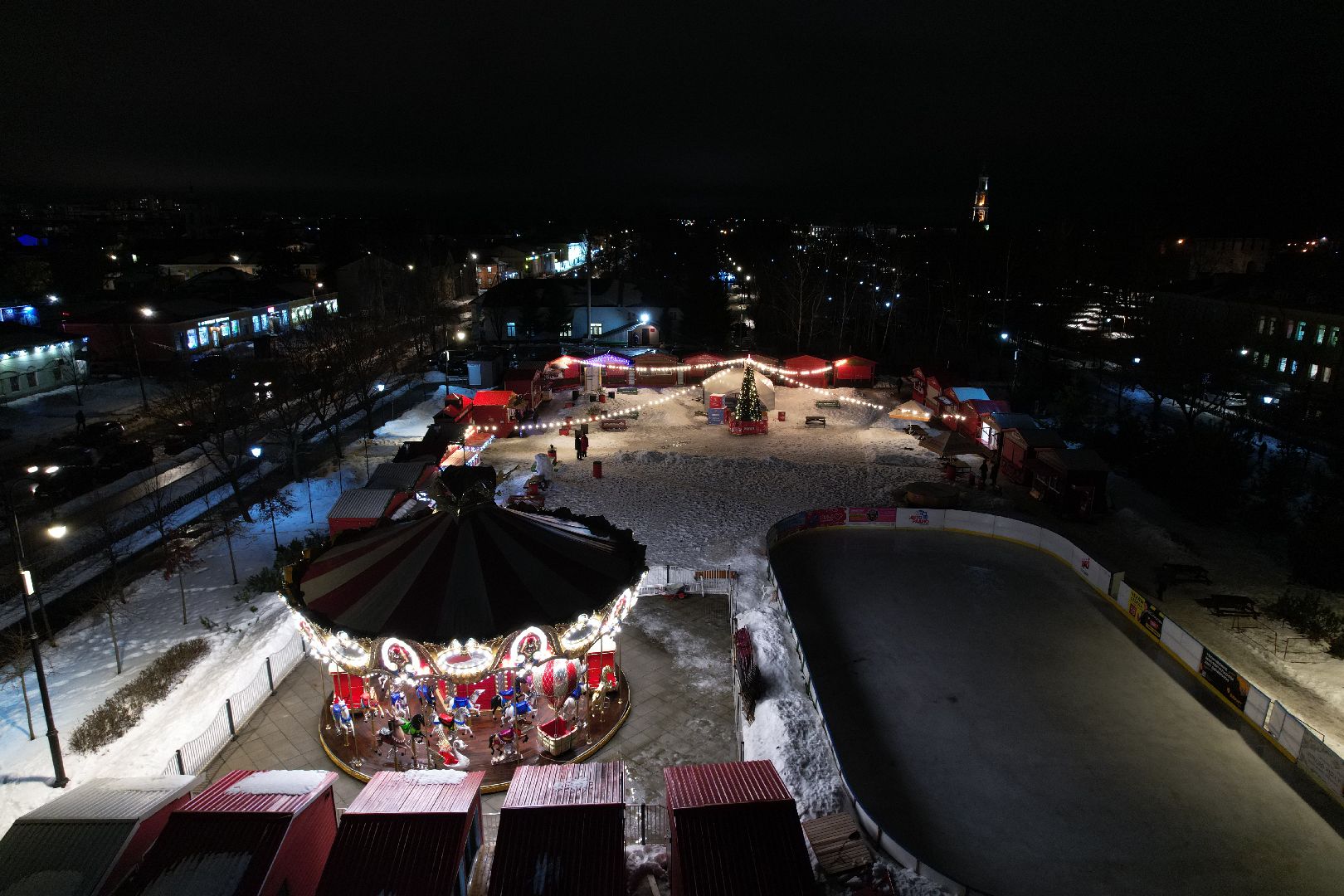 видео с коптера,